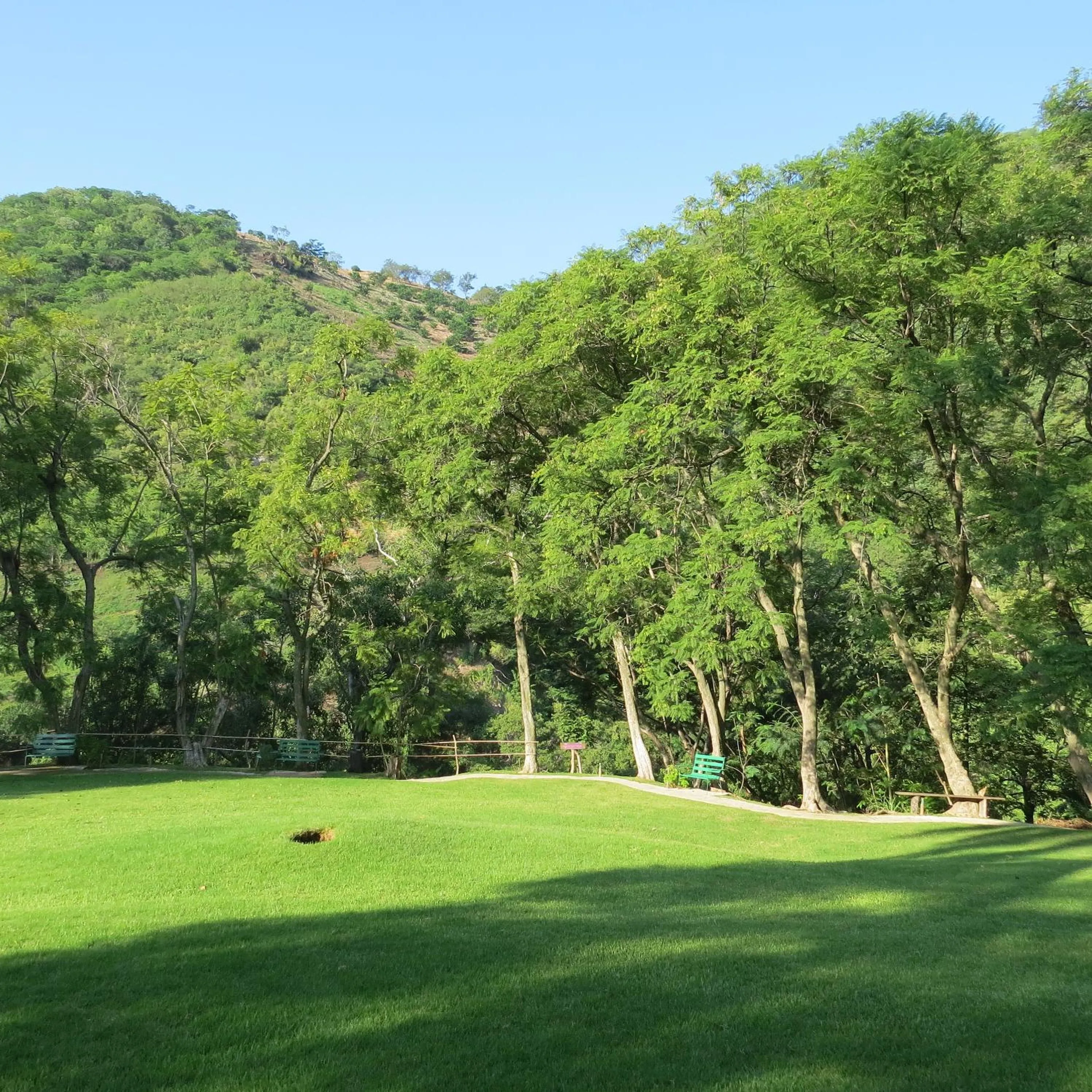 Garden in Hotel Agua Blanca
