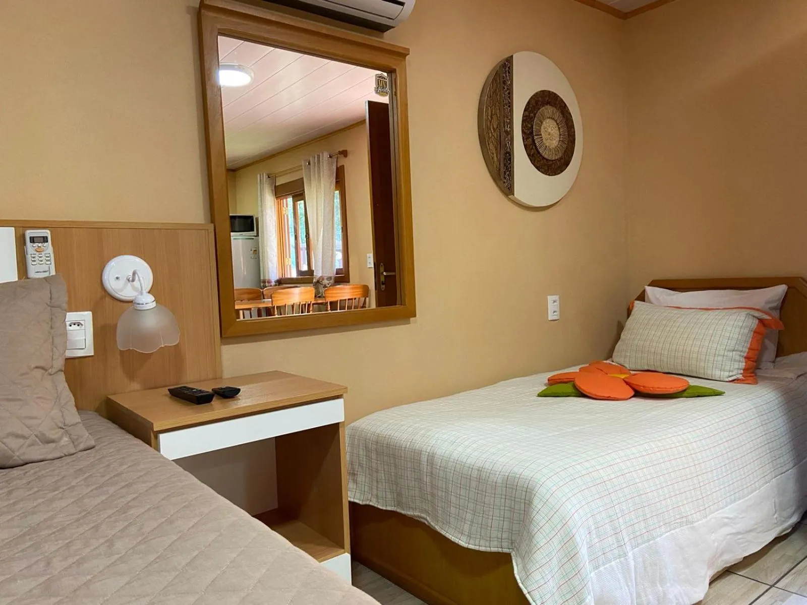 Bed in Pousada Maibe Amanhecer na Serra