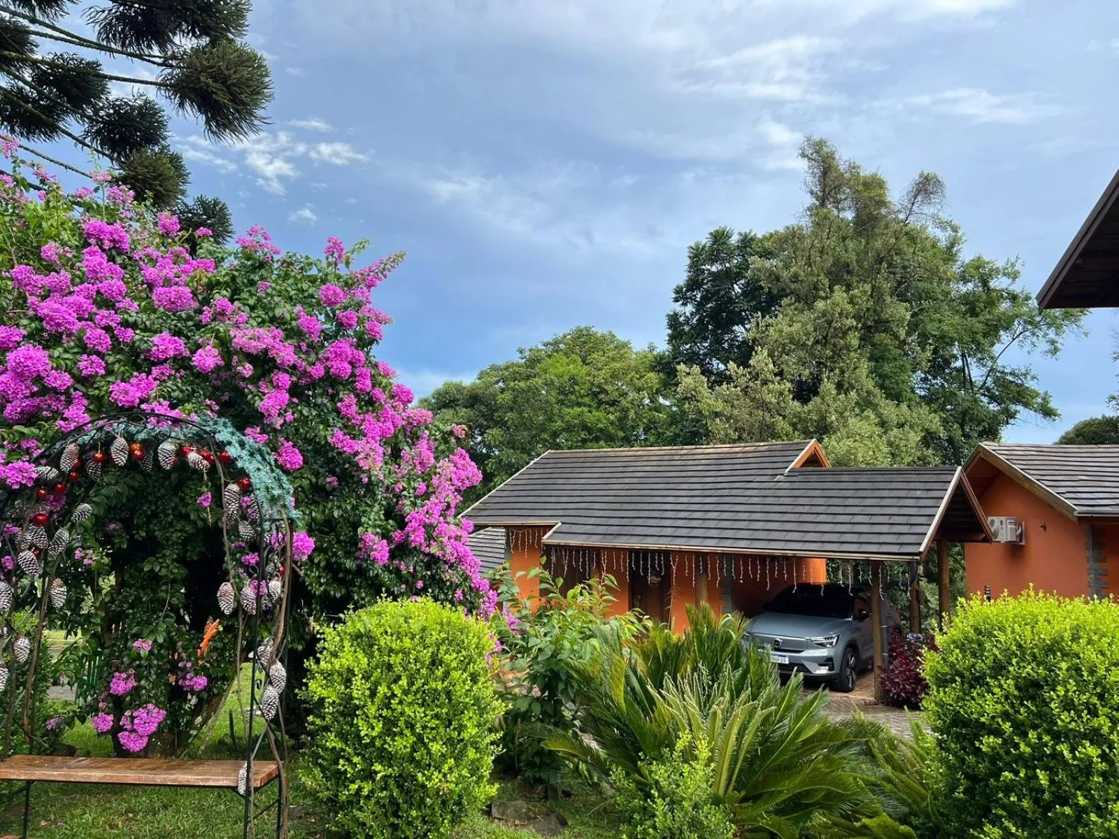 Garden view in Pousada Maibe Amanhecer na Serra