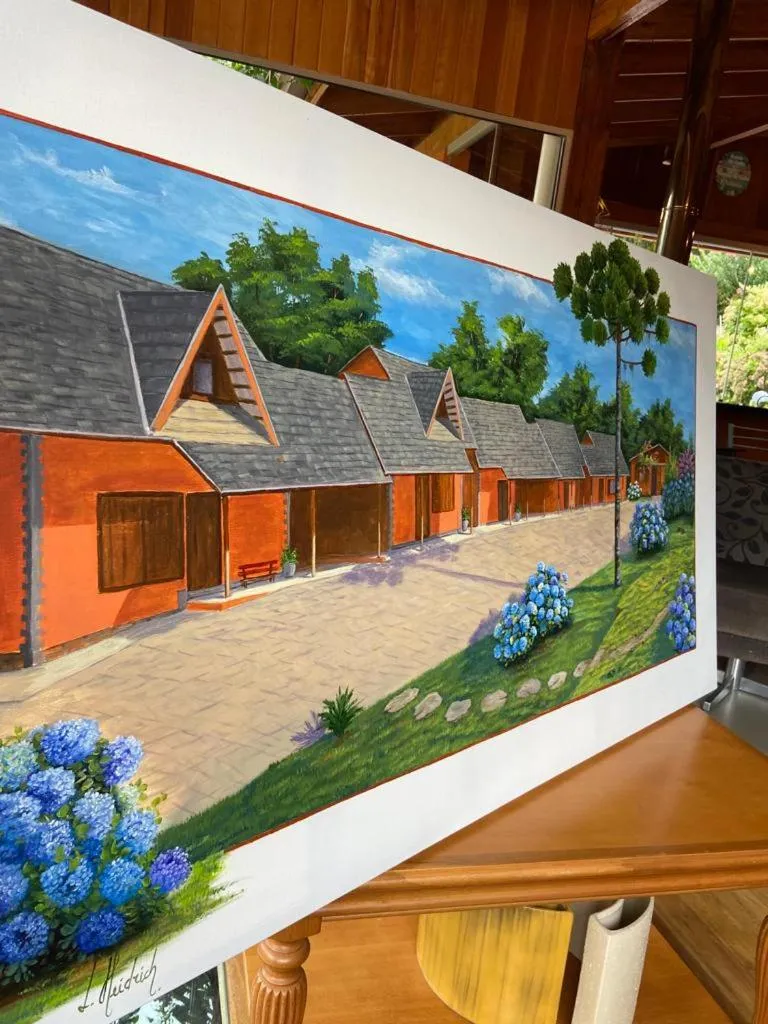 Decorative detail in Pousada Maibe Amanhecer na Serra