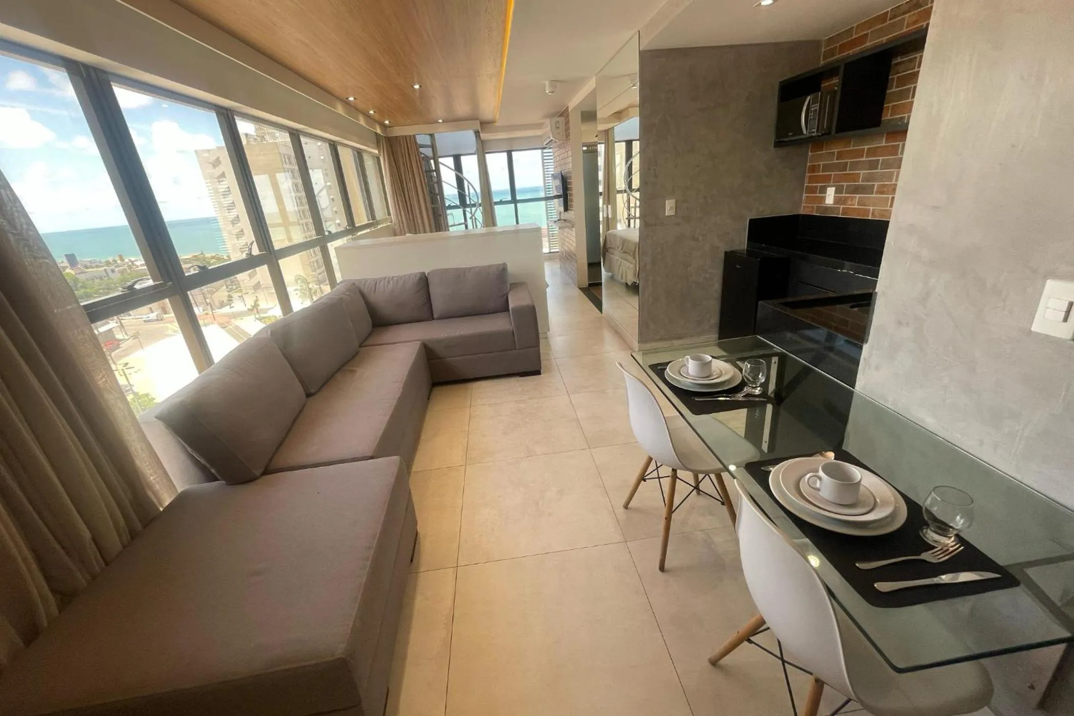 Photo of the whole room in Reserva Madero Loft Natal Hotel