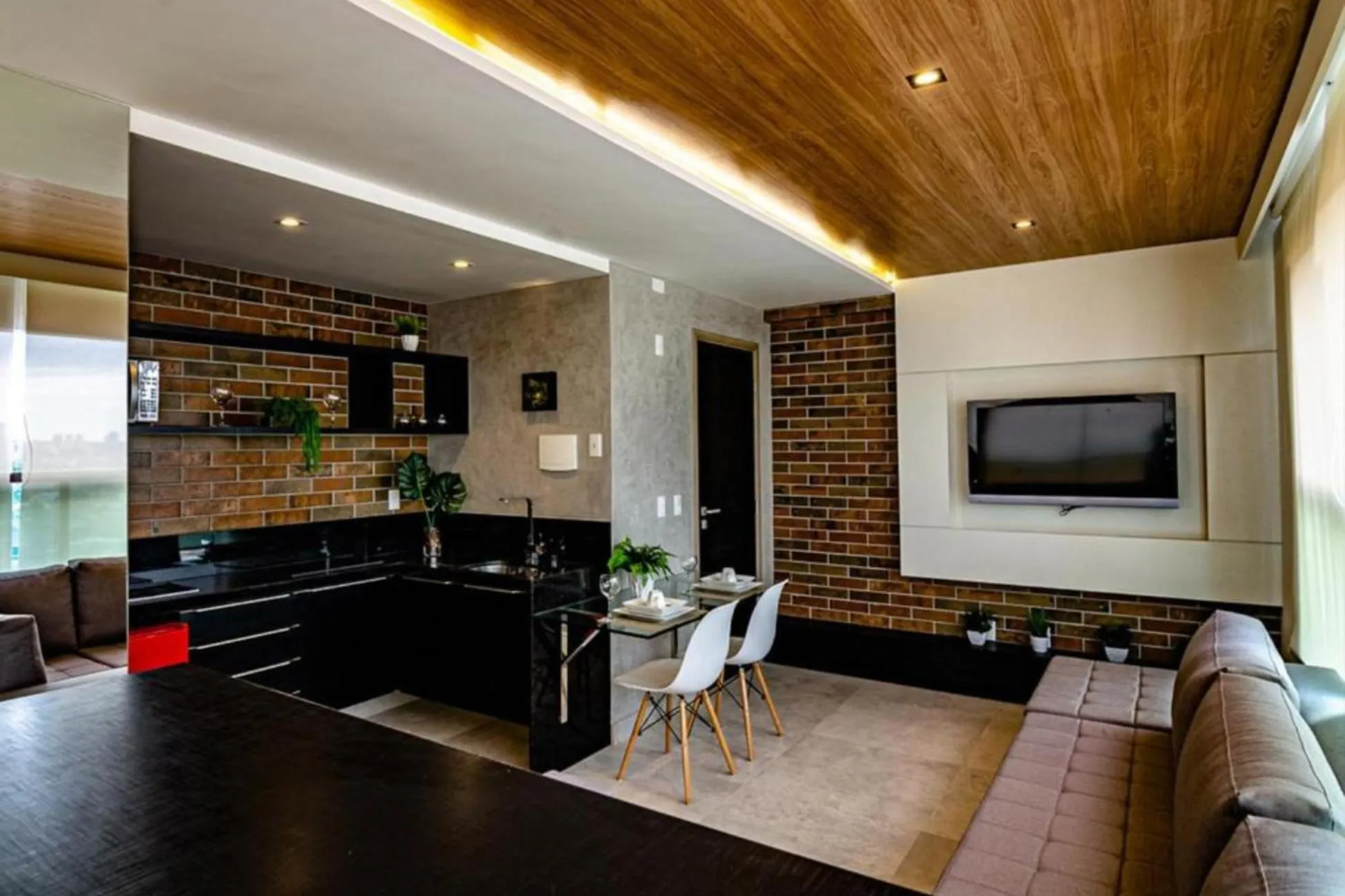 TV and multimedia in Reserva Madero Loft Natal Hotel