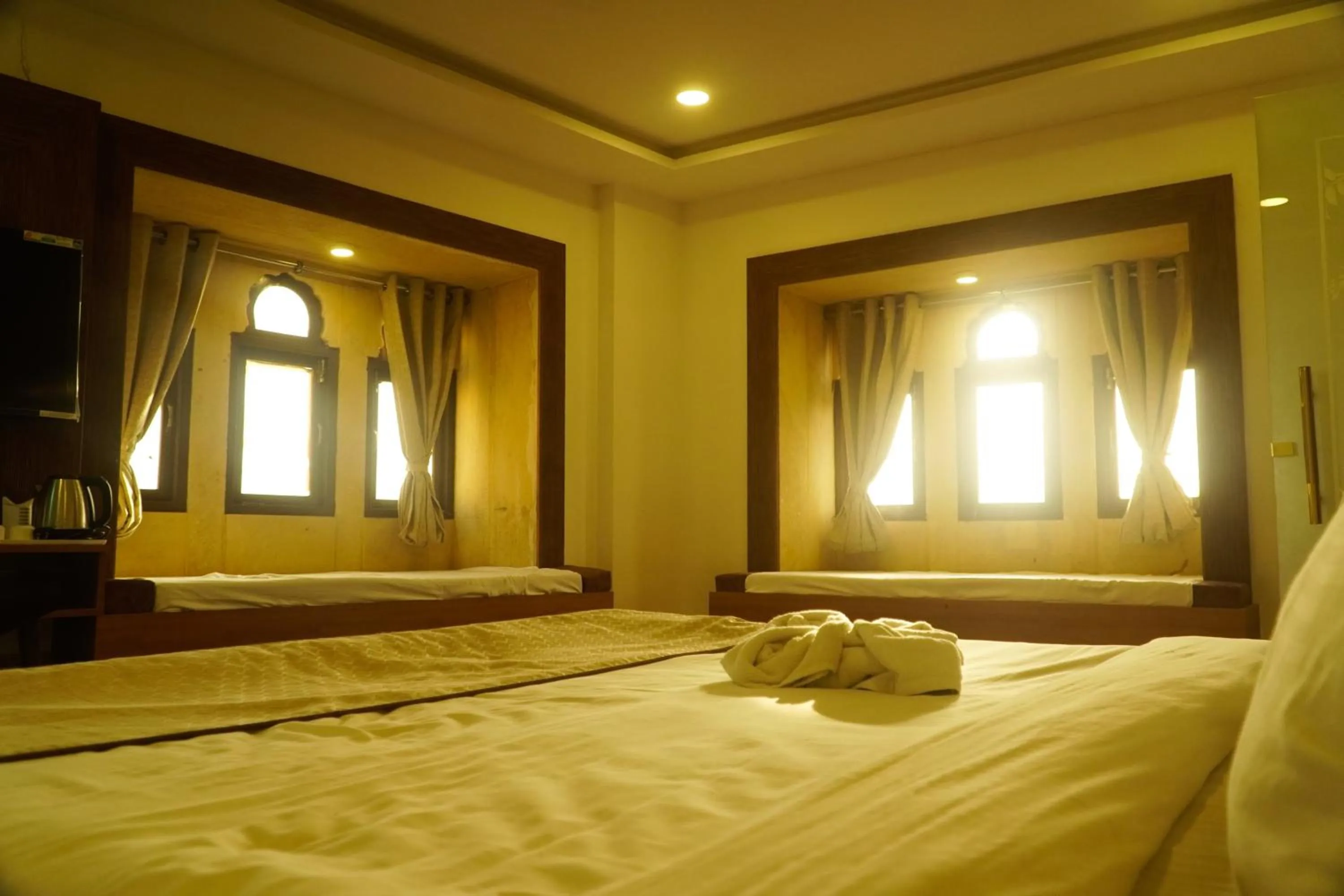 Bed in Hotel Jaisal Inn - Pure Veg