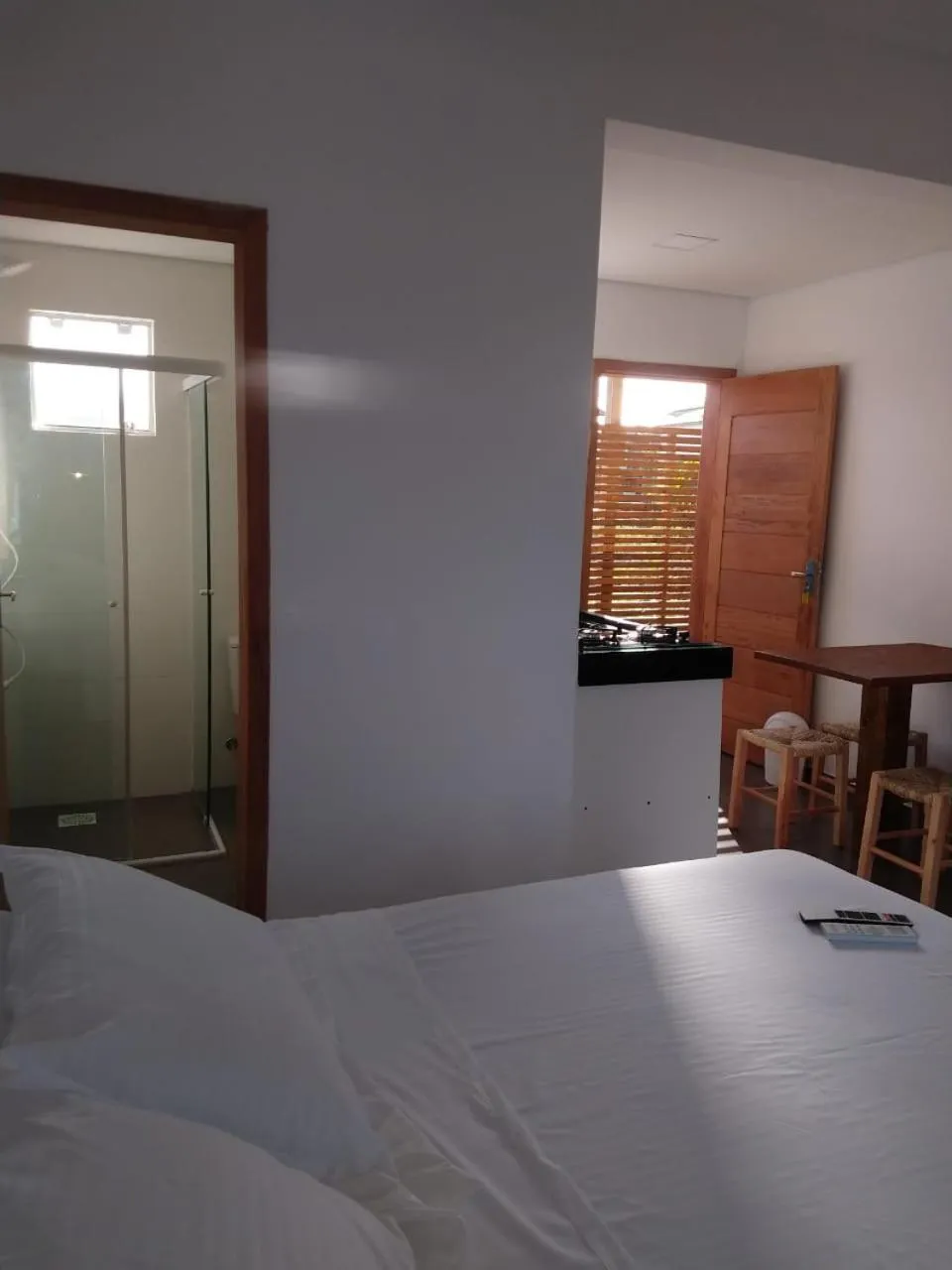 Bed in Pousada Suítes do Rosa