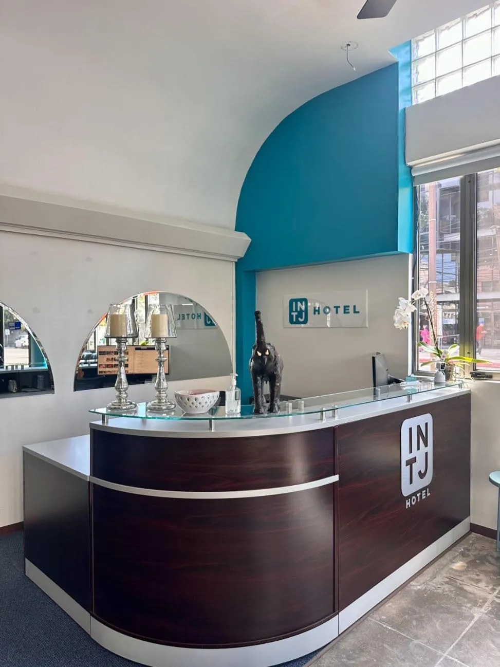 Lobby or reception in INTJ Hotel