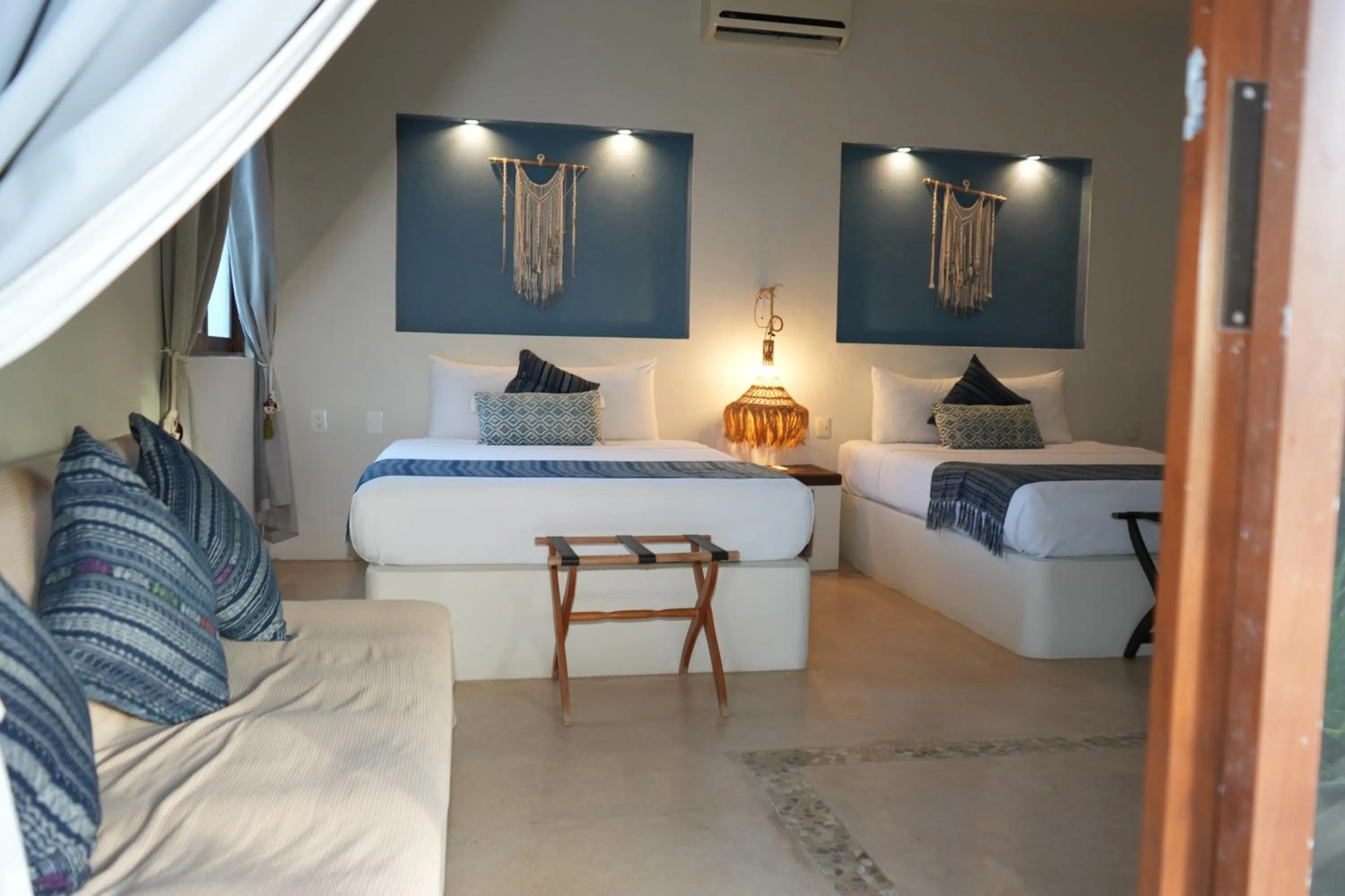 Photo of the whole room, Bed in Hotel Boutique La Puerta Azul Beachfront - Adults Only