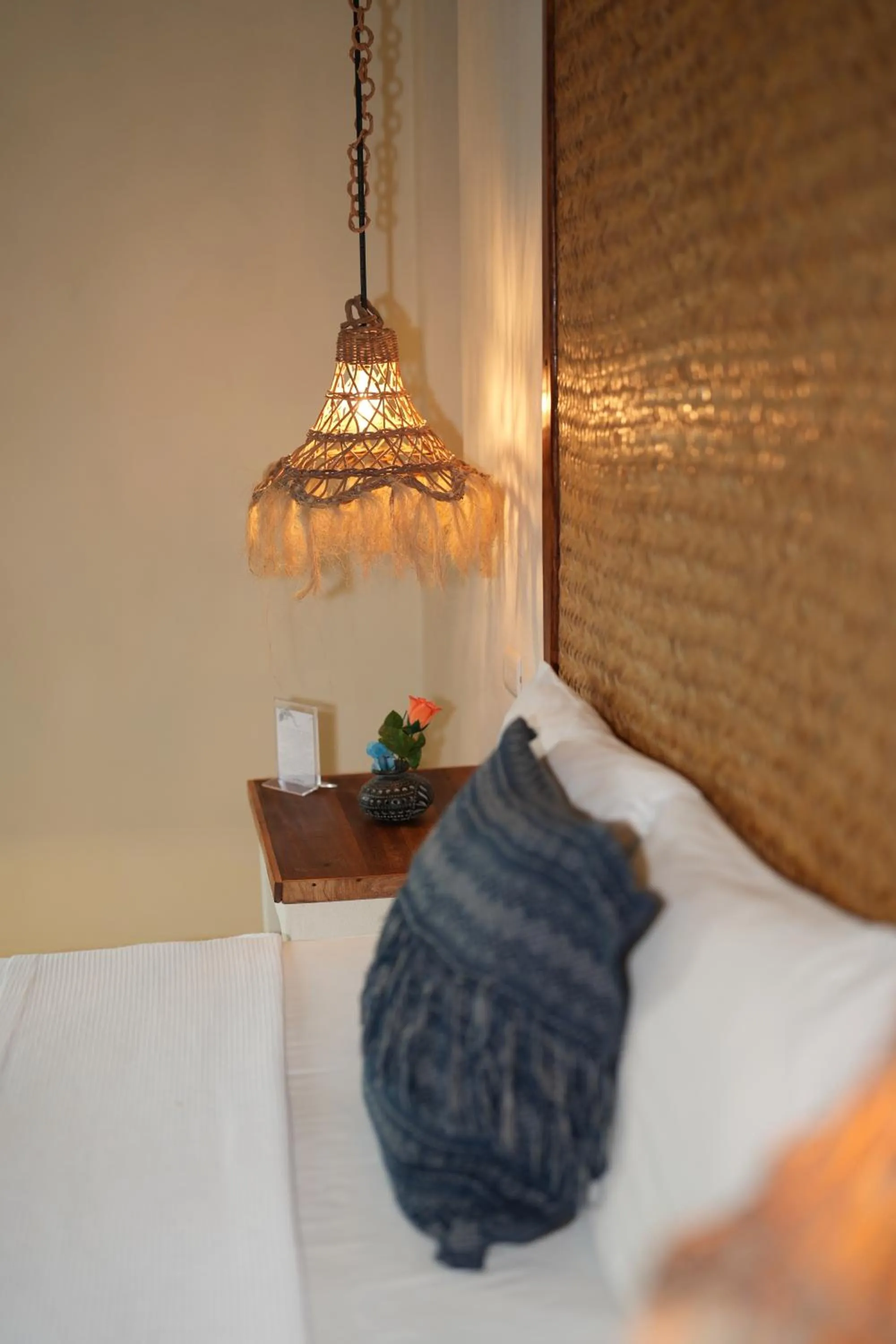 Bedroom, Bed in Hotel Boutique La Puerta Azul Beachfront - Adults Only