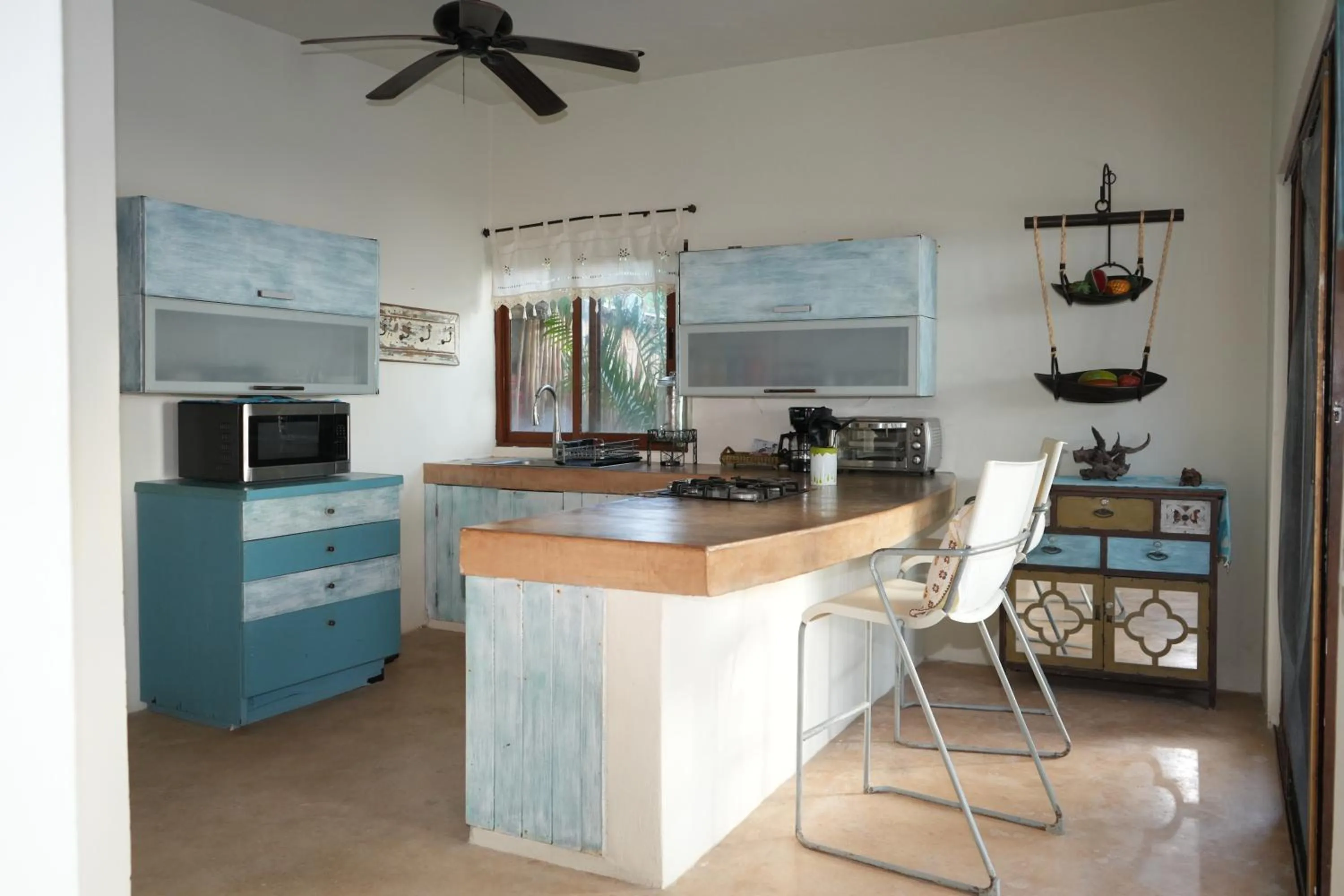 kitchen in Hotel Boutique La Puerta Azul Beachfront - Adults Only