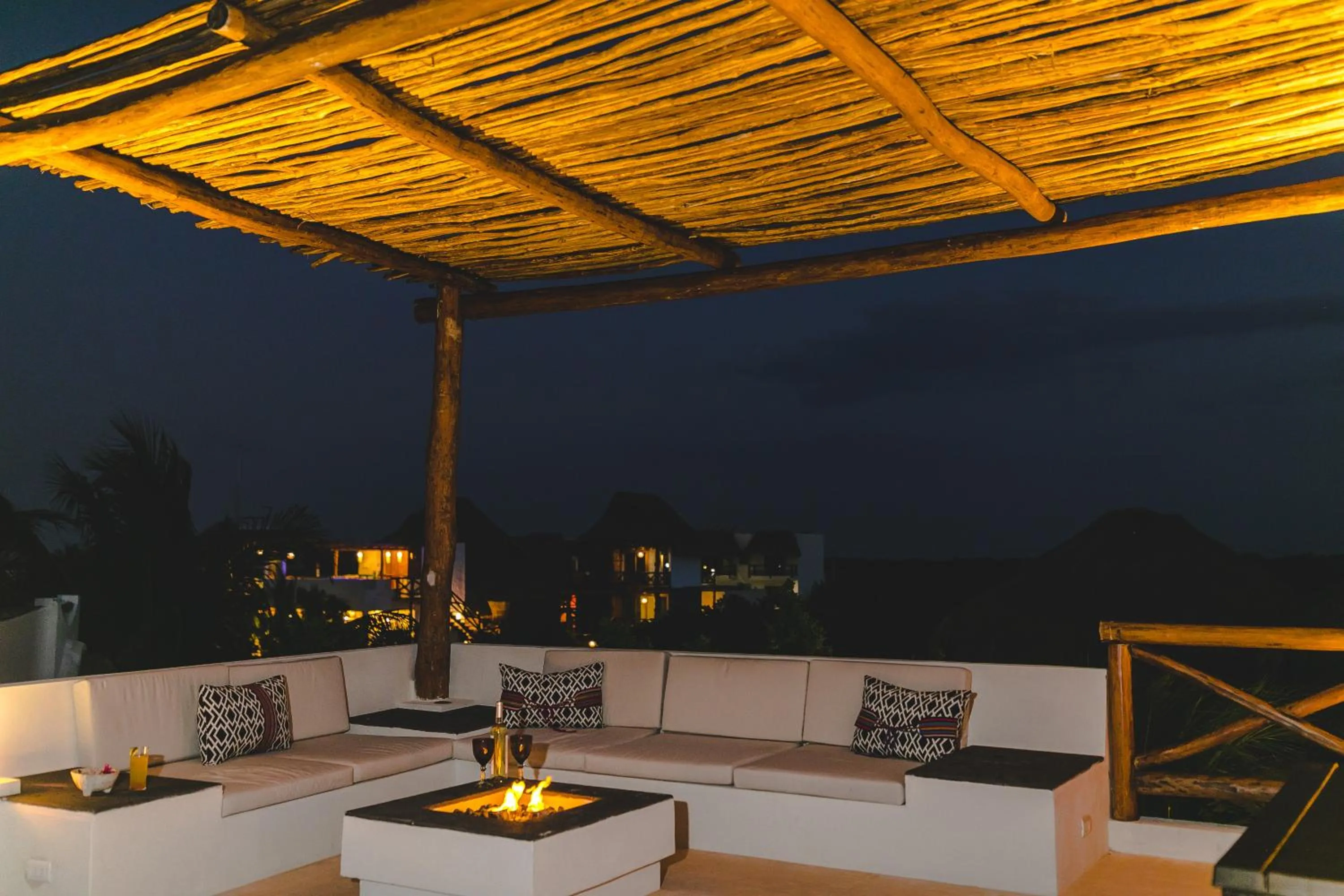 Balcony/Terrace in Hotel Boutique La Puerta Azul Beachfront - Adults Only