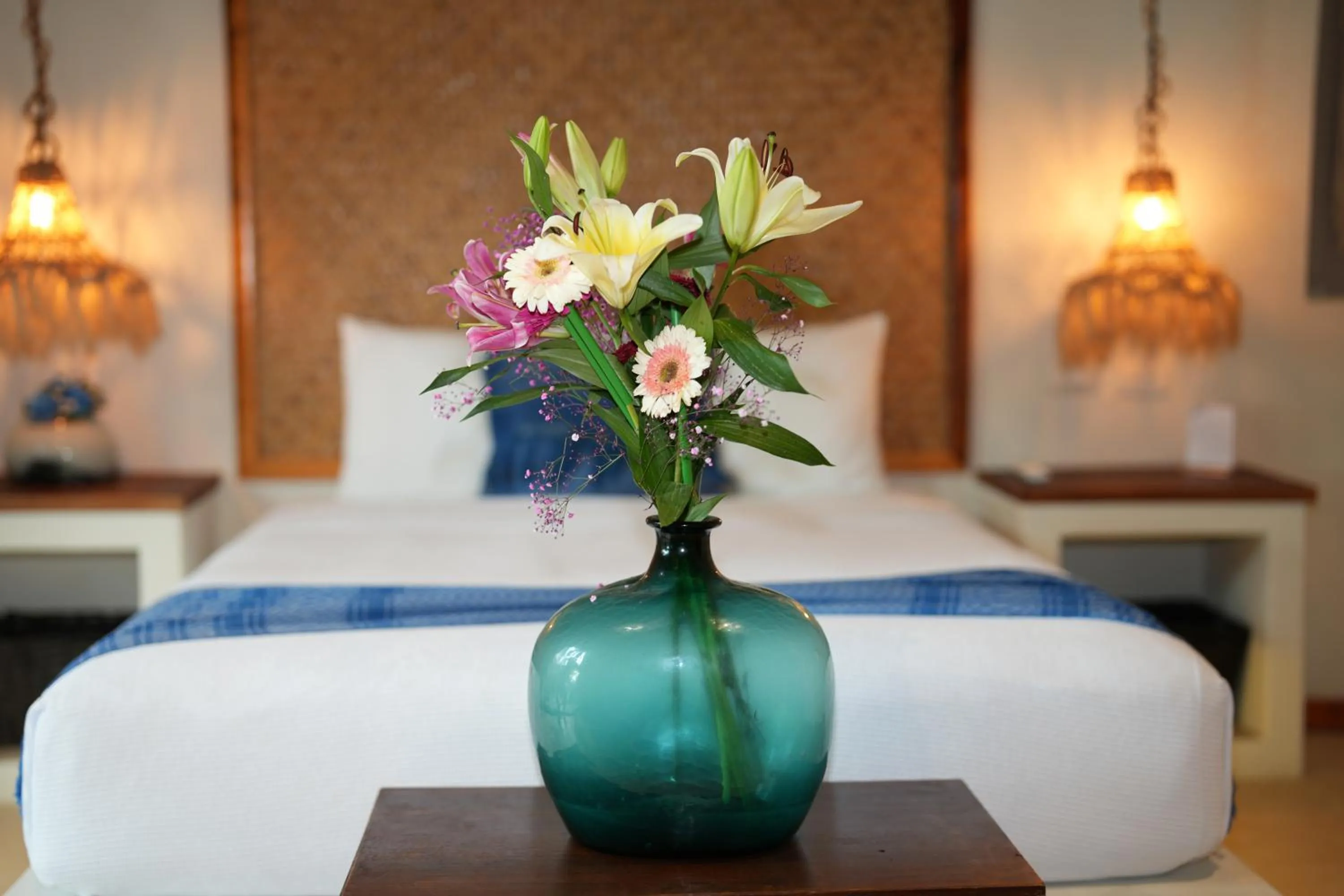 Bedroom, Bed in Hotel Boutique La Puerta Azul Beachfront - Adults Only