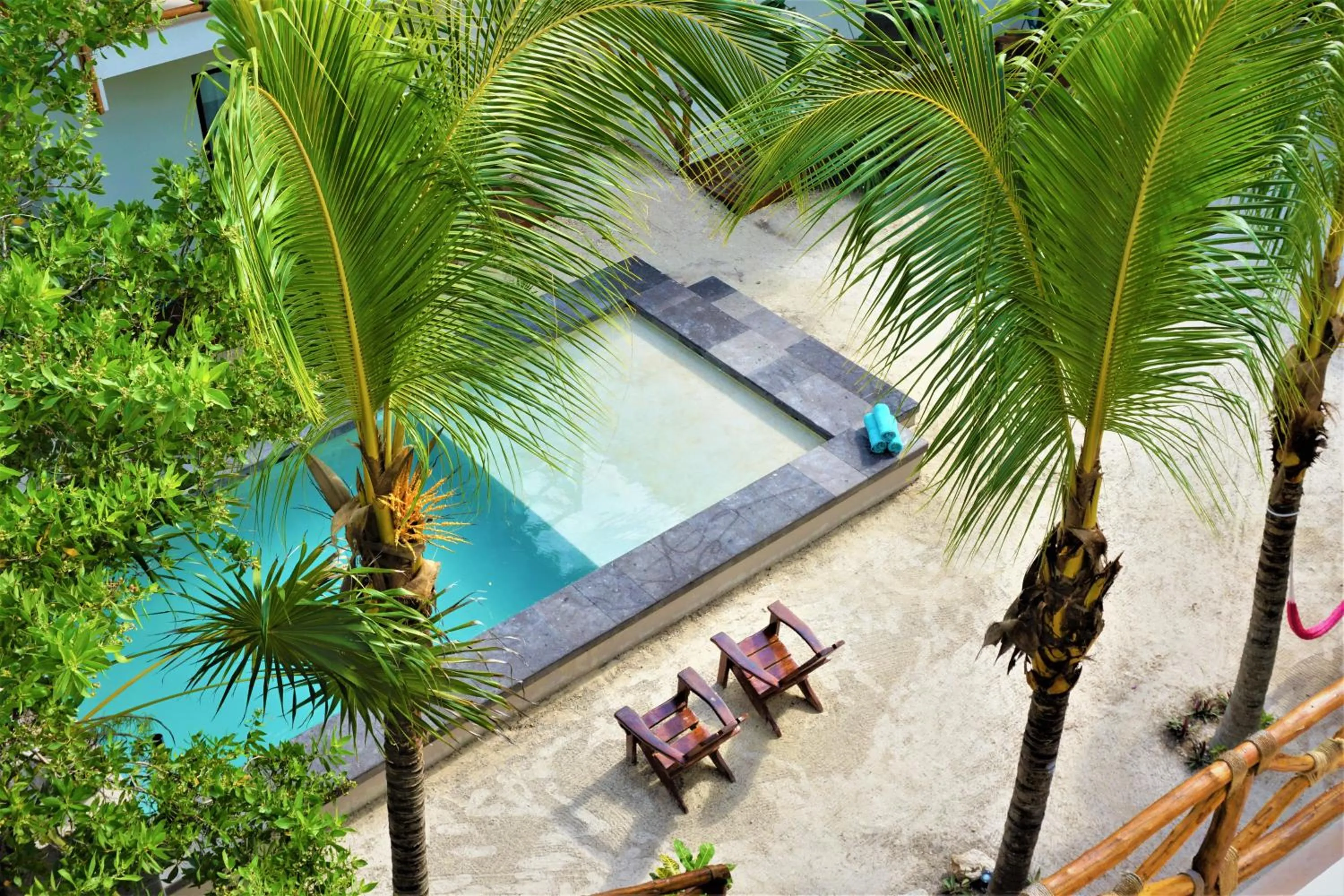 Pool view in Hotel Boutique La Puerta Azul Beachfront - Adults Only