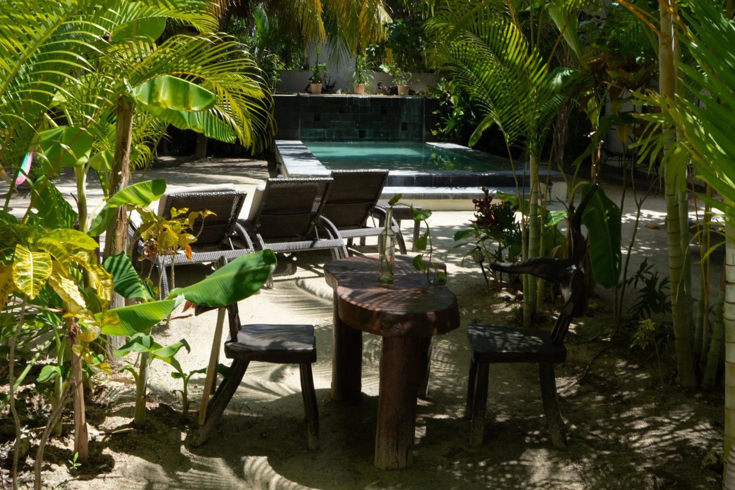 Swimming pool in Hotel Boutique La Puerta Azul Beachfront - Adults Only