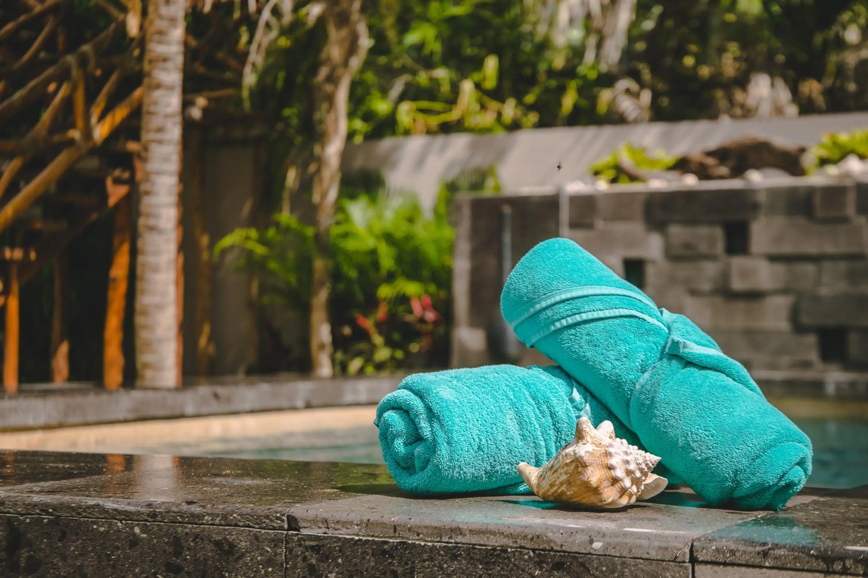 Swimming pool in Hotel Boutique La Puerta Azul Beachfront - Adults Only