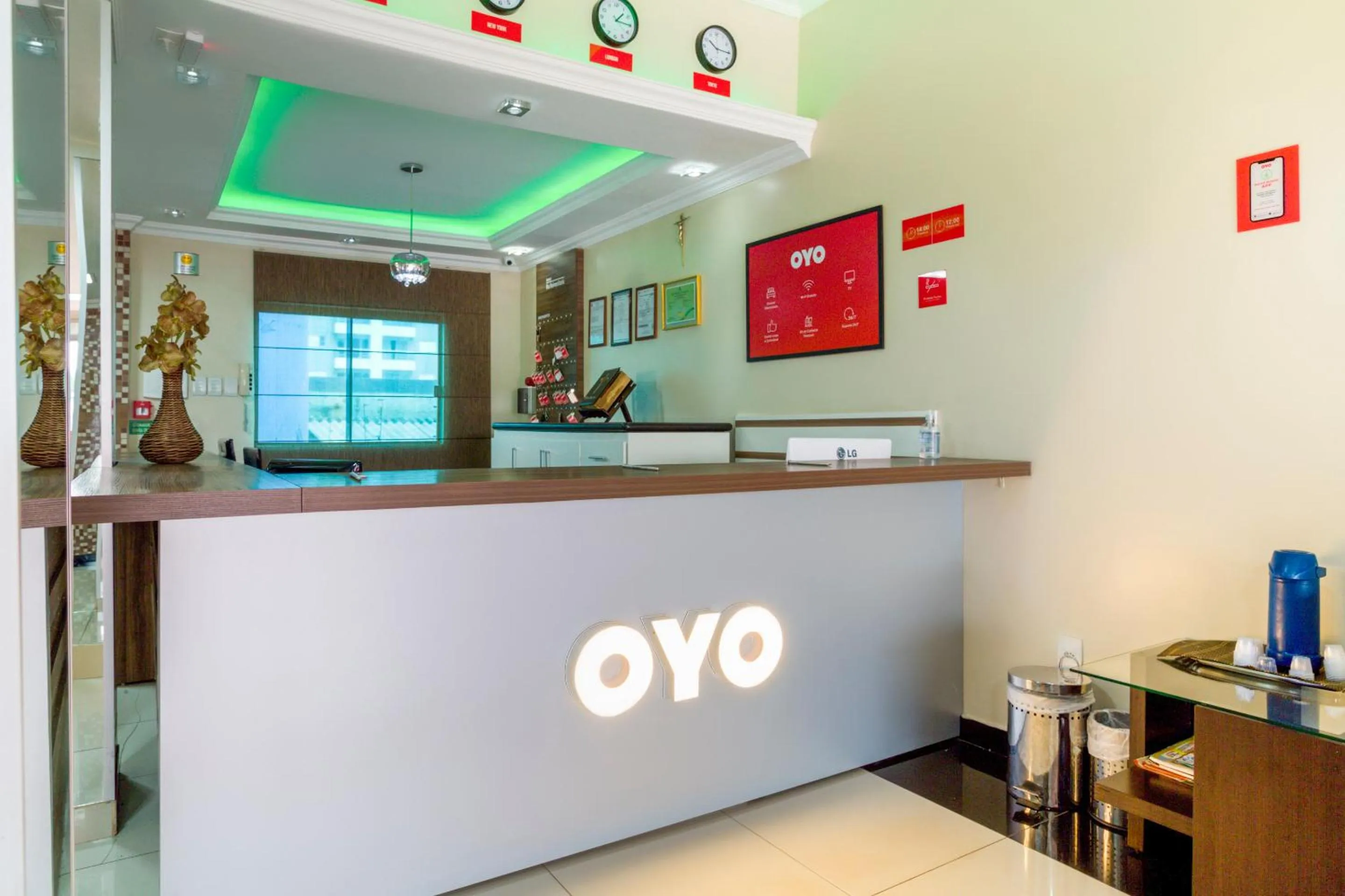 Lobby or reception in OYO Hotel Via Universitária, Anápolis