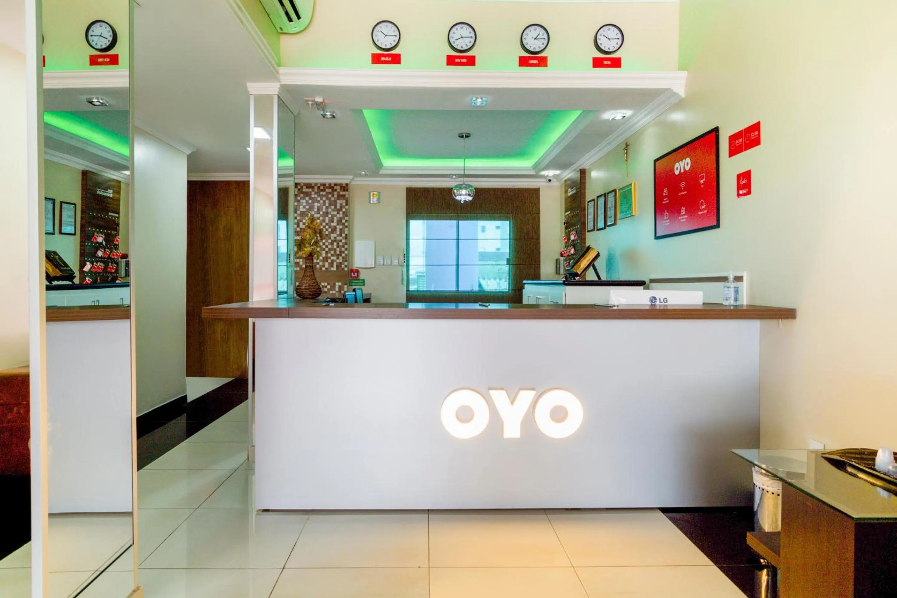 Lobby or reception in OYO Hotel Via Universitária, Anápolis