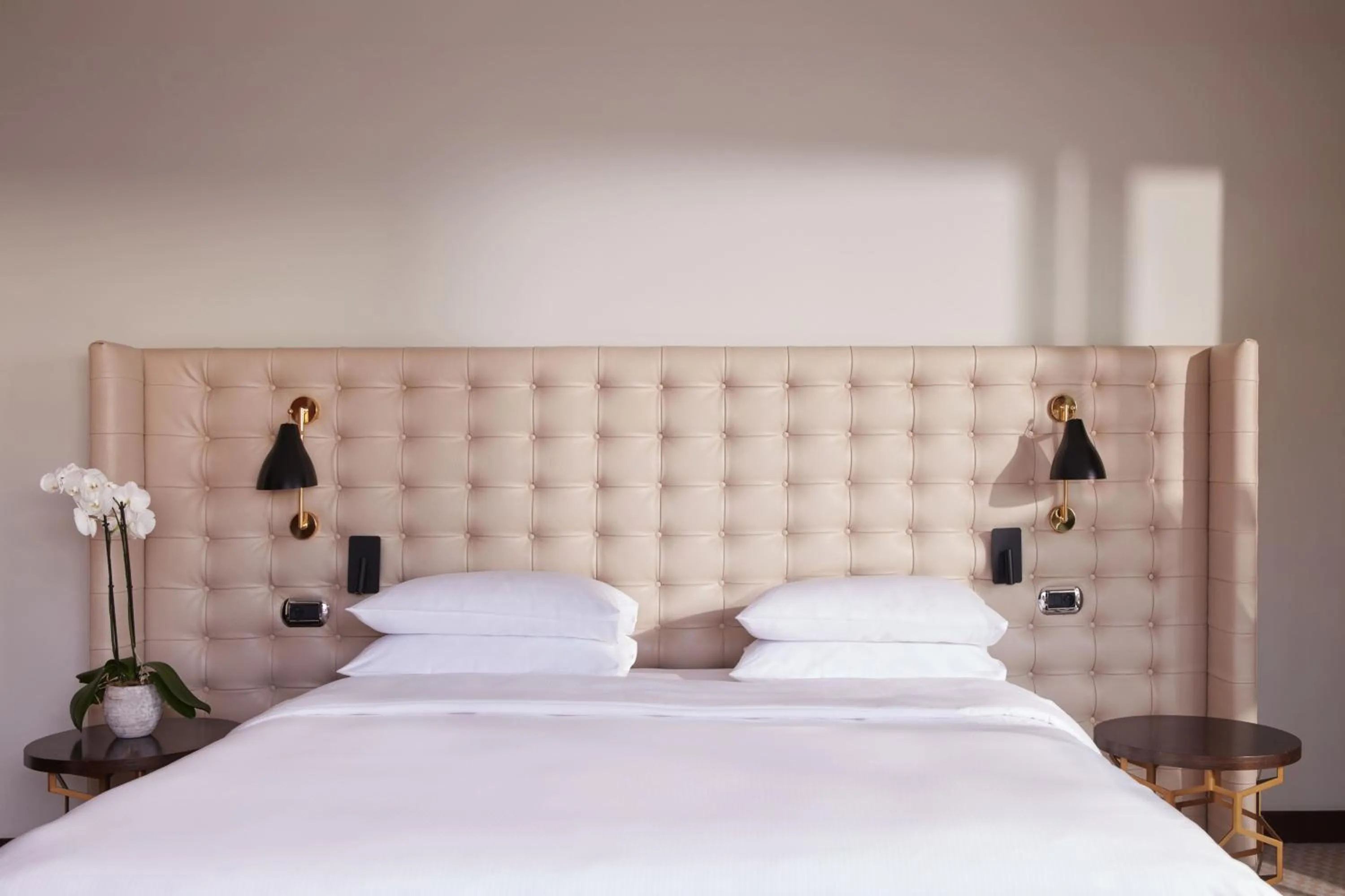 Bed in Hyatt Regency Nice Palais de la Méditerranée