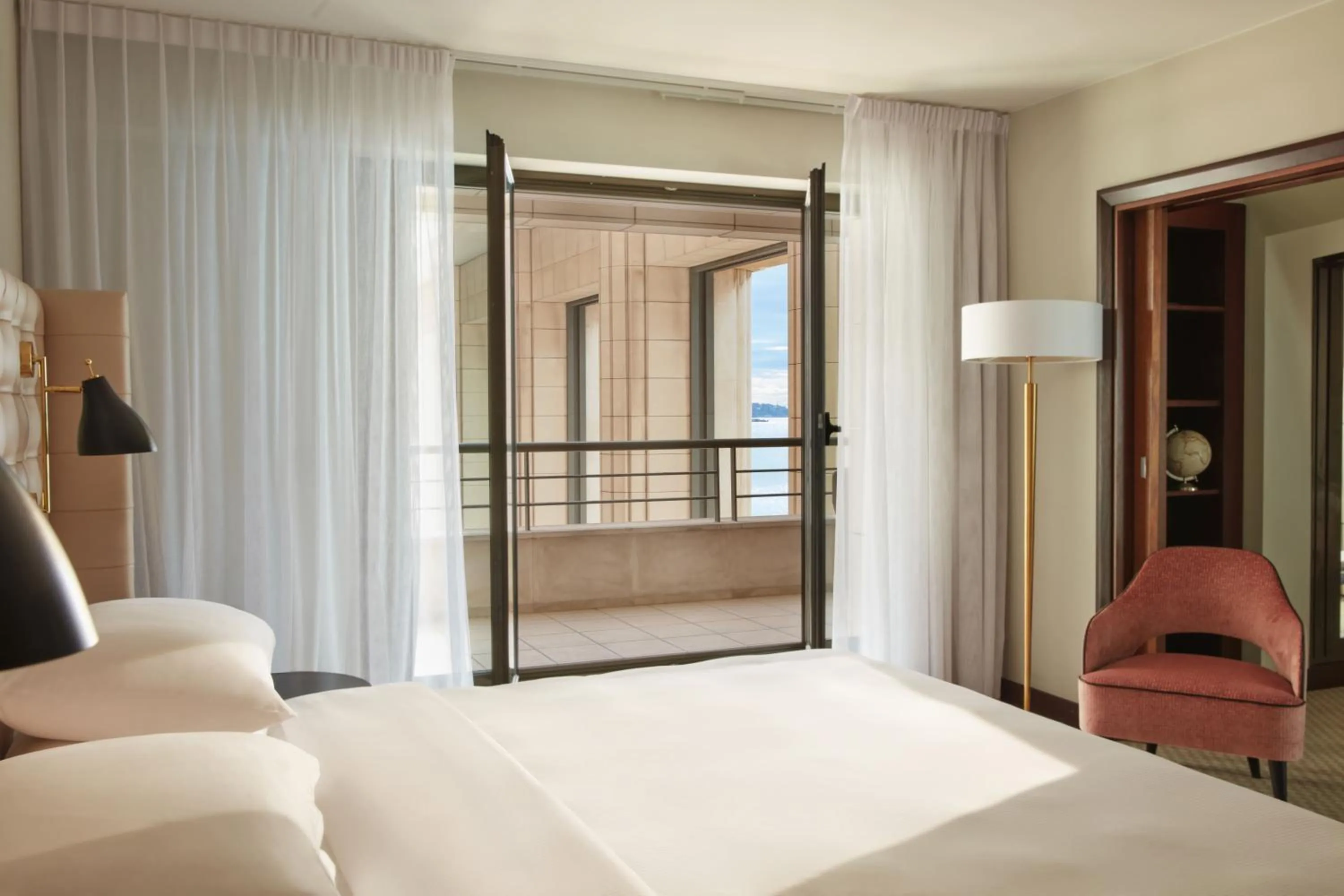 Photo of the whole room, Bed in Hyatt Regency Nice Palais de la Méditerranée