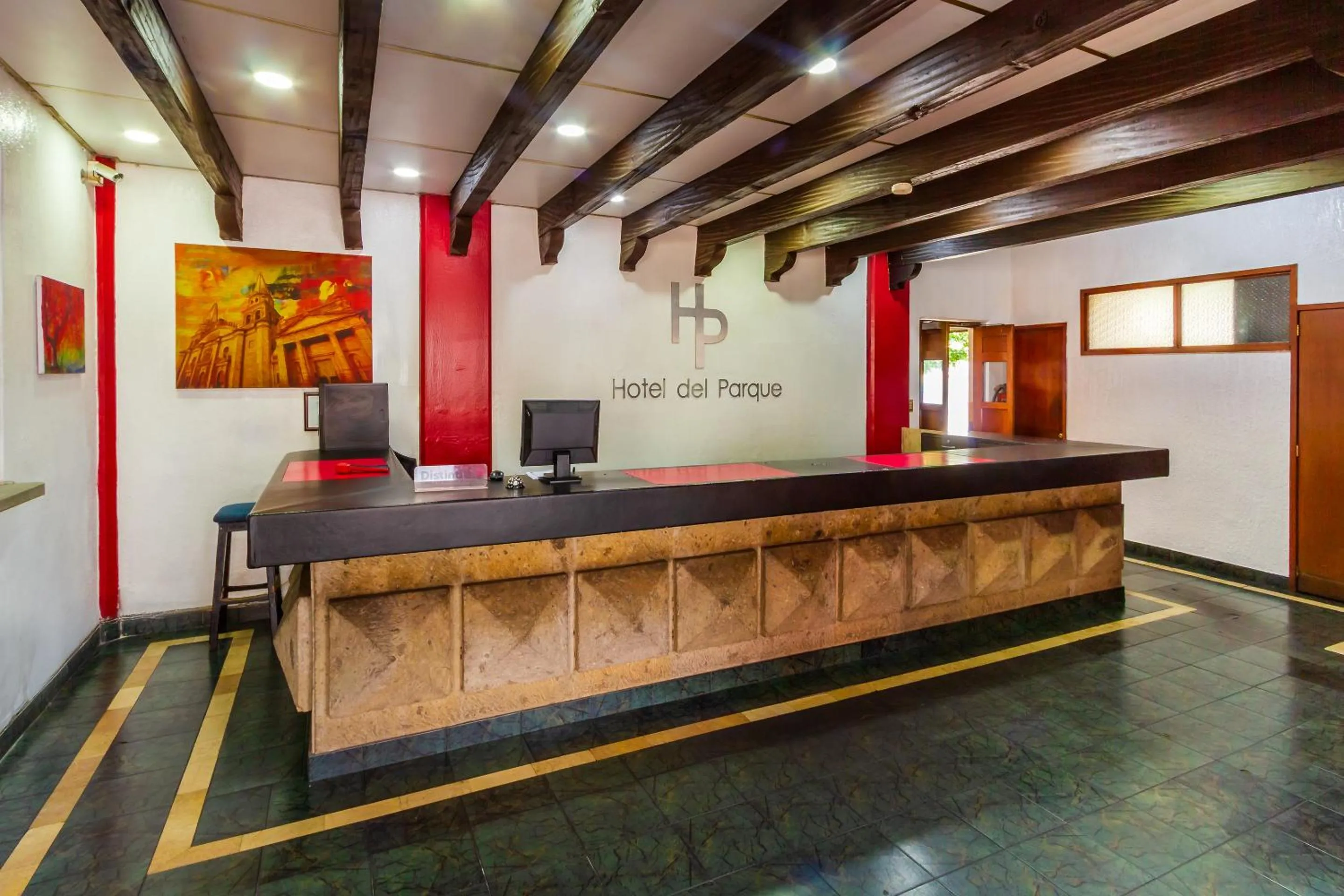 Lobby or reception in OYO Hotel Del Parque