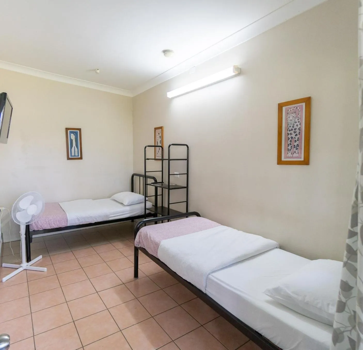 Photo of the whole room, Bed in Woolshed Eco Lodge
