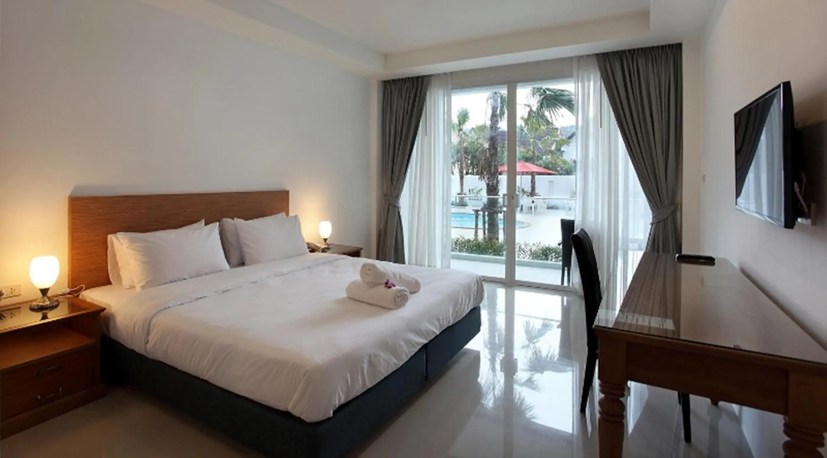 Double Room with Pool View in Clear House Resort - SHA Extra Plus Double Room with Pool View in Clear House Resort - SHA Extra Plus