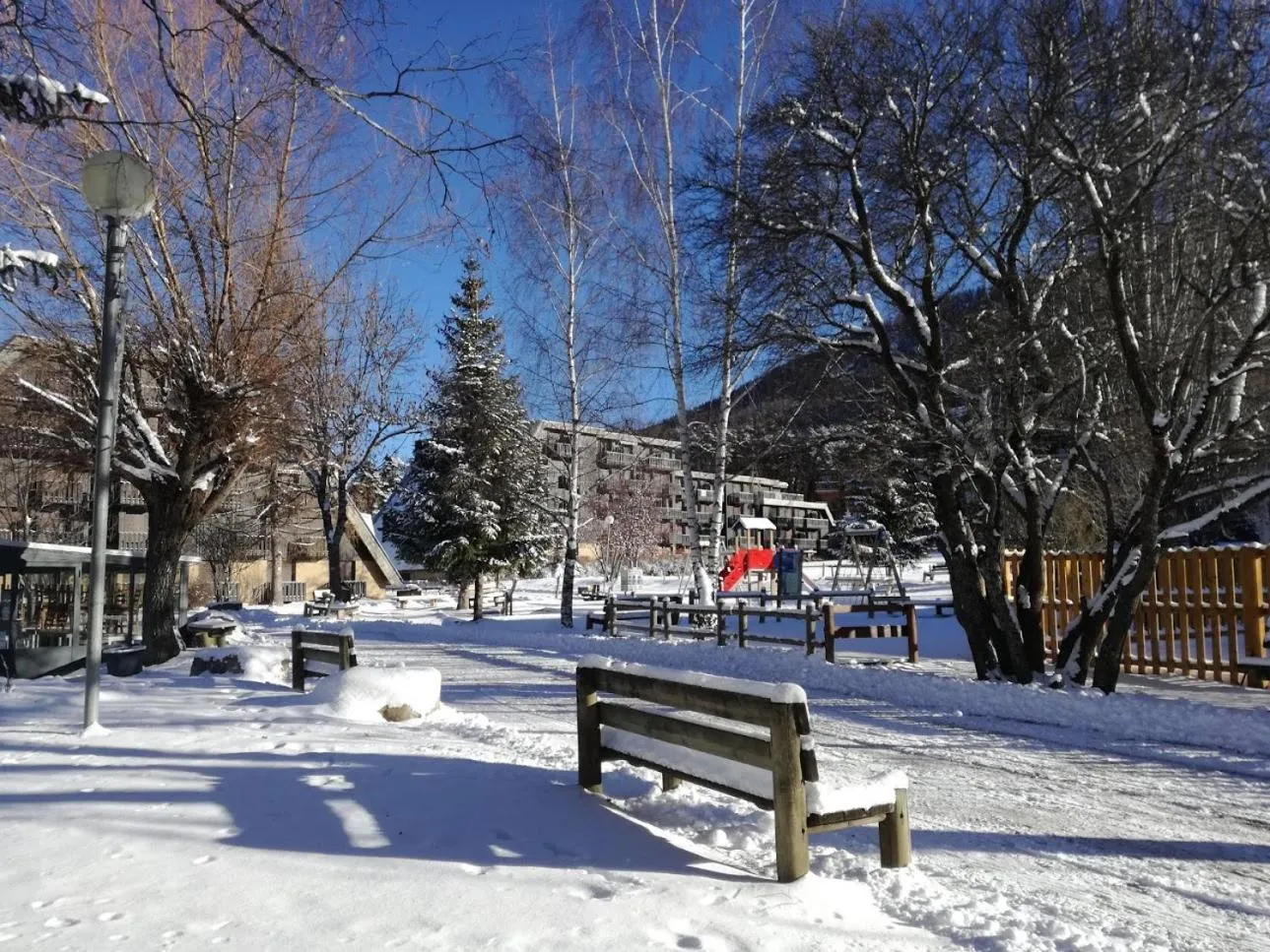 Winter in Domaine de l'Adoux