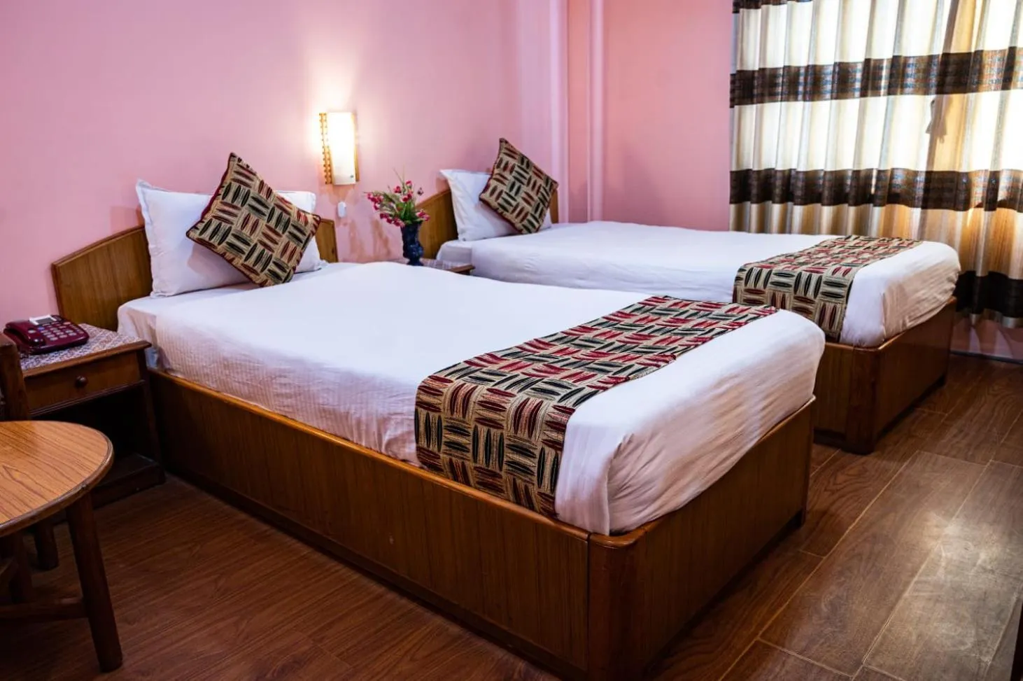 Bed in Kathmandu Prince Hotel