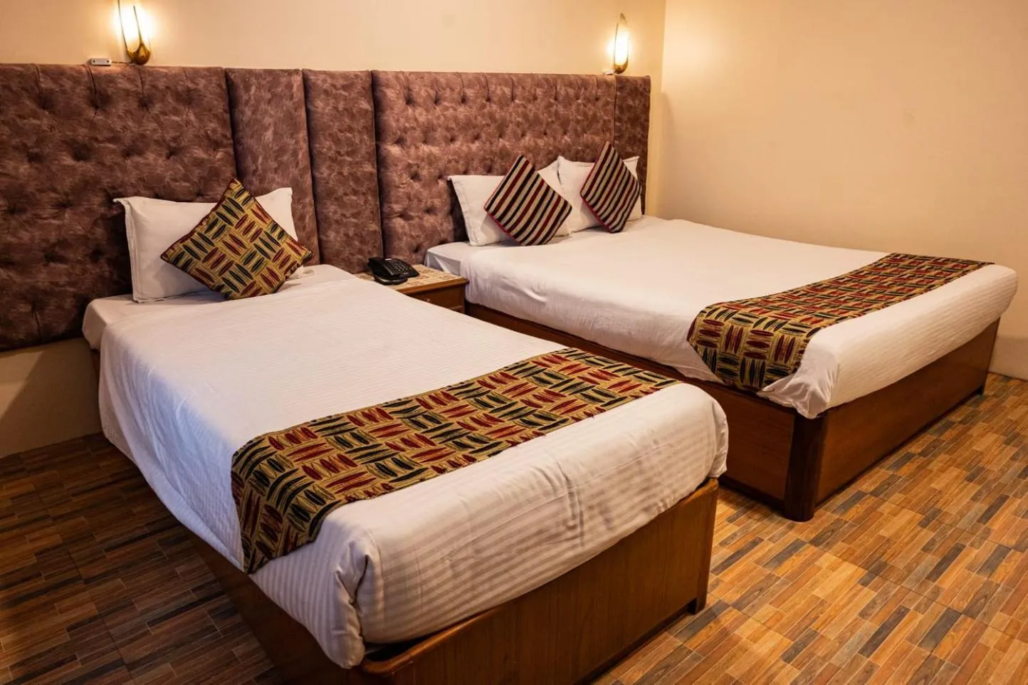 Bed in Kathmandu Prince Hotel