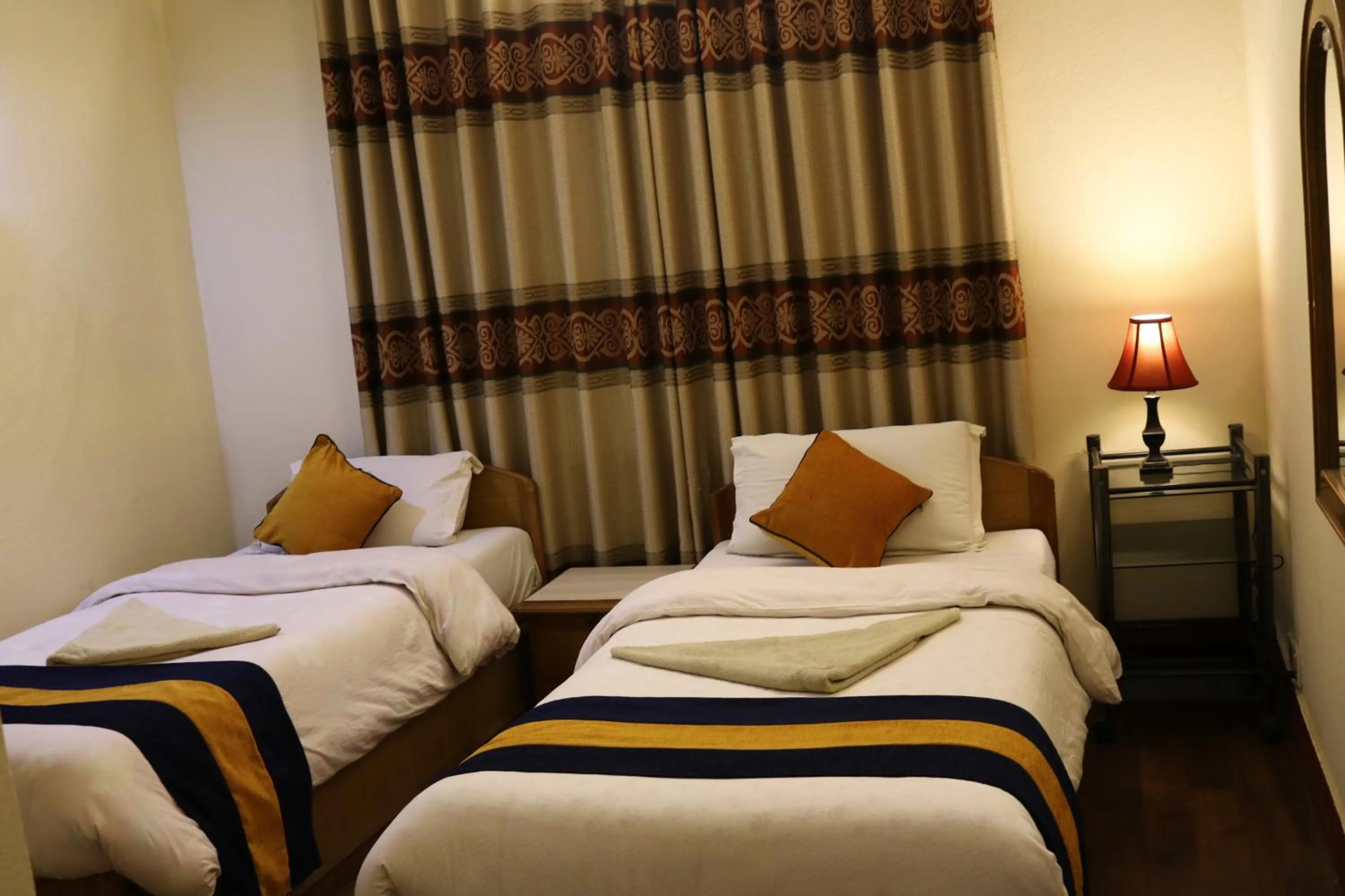 Bed in Kathmandu Peace Guesthouse