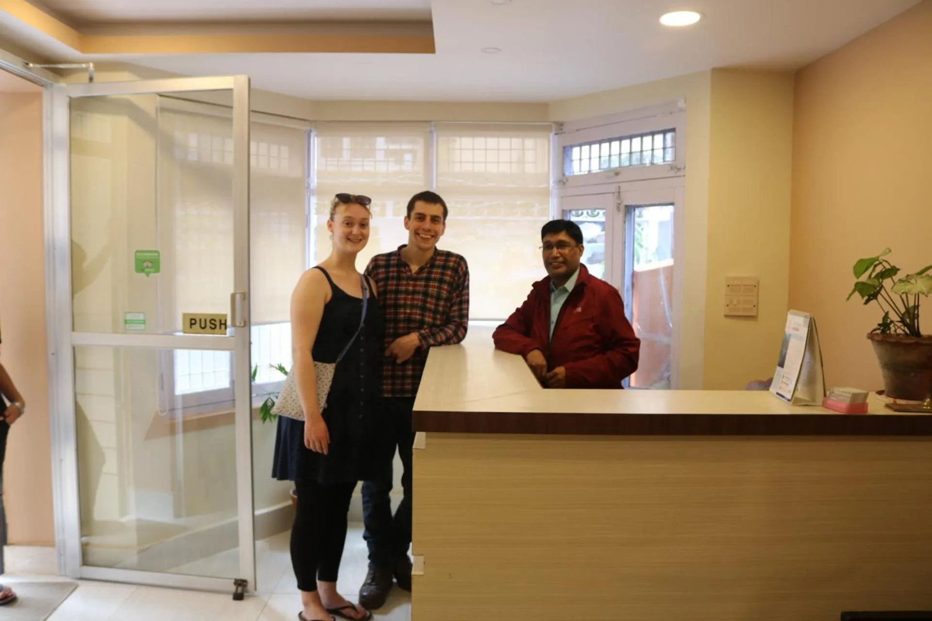 Guests in Kathmandu Peace Guesthouse