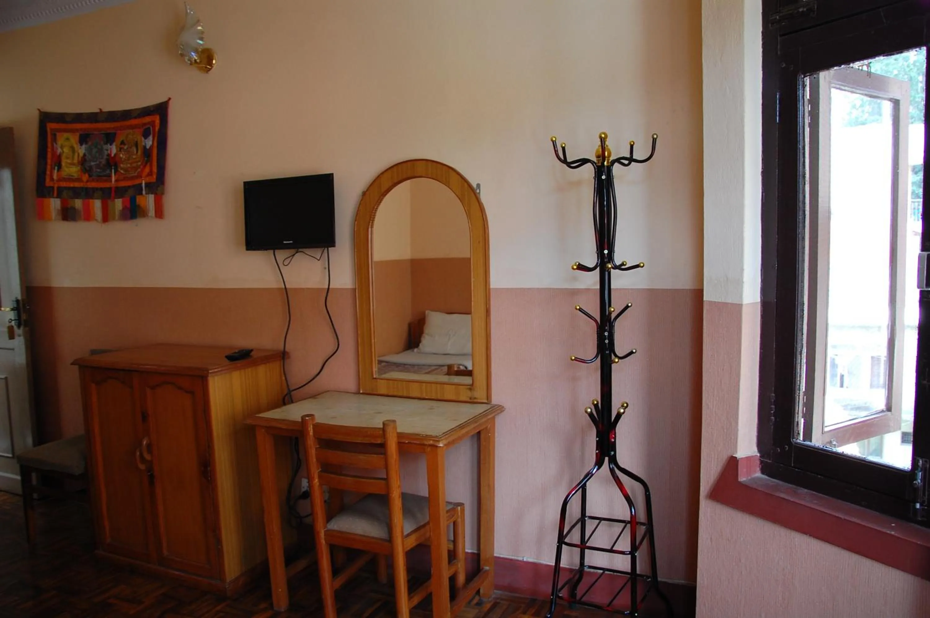 Decorative detail in Kathmandu Peace Guesthouse