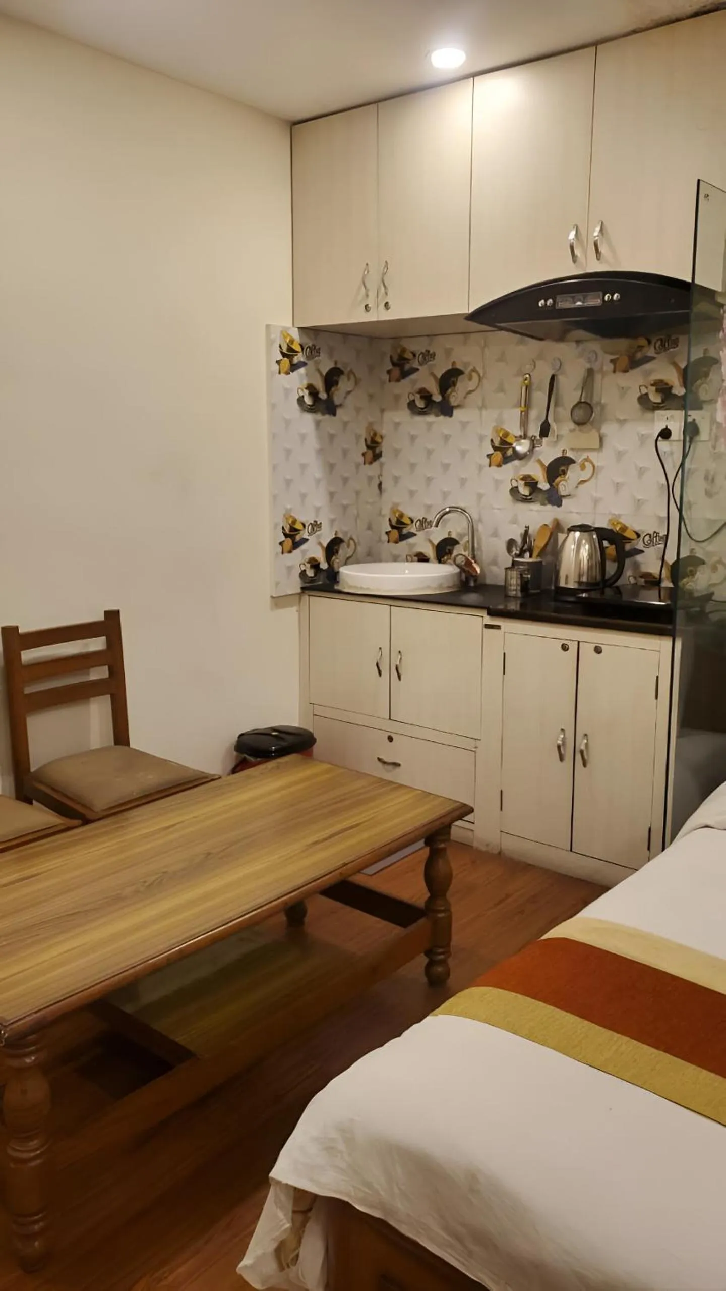 Kitchen or kitchenette in Kathmandu Peace Guesthouse