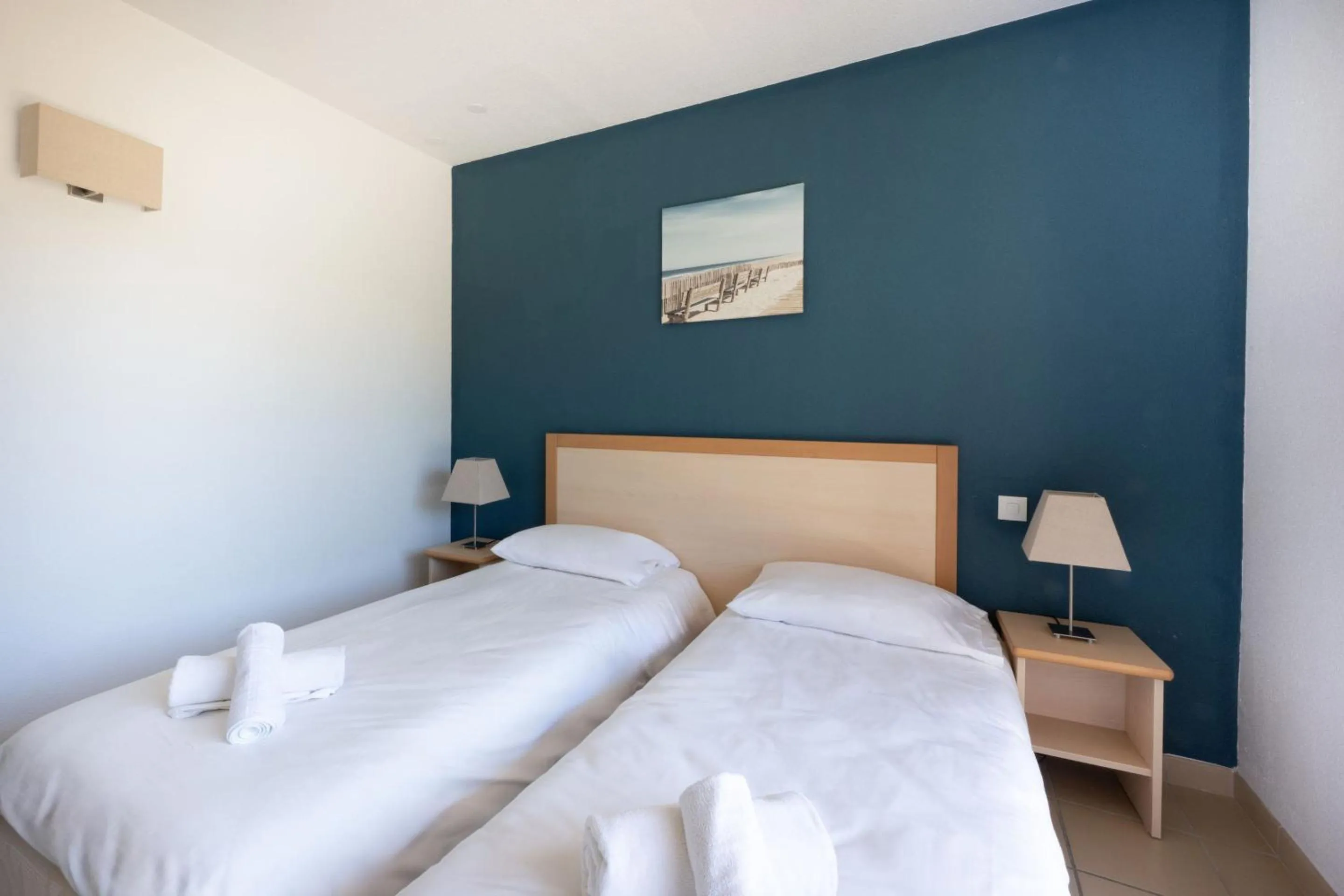 Bedroom, Bed in Résidence Odalys Du Port