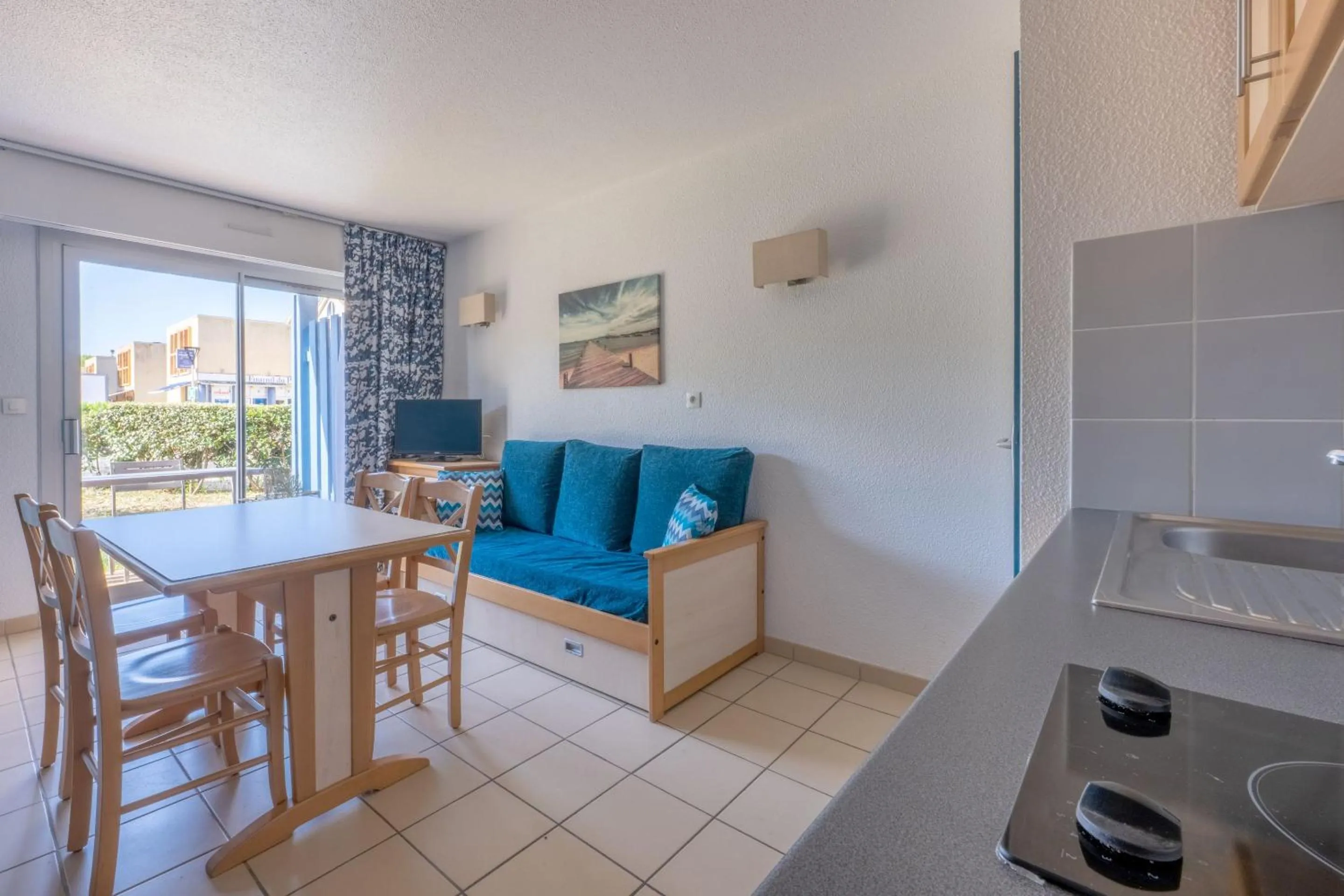 Seating area in Résidence Odalys Du Port