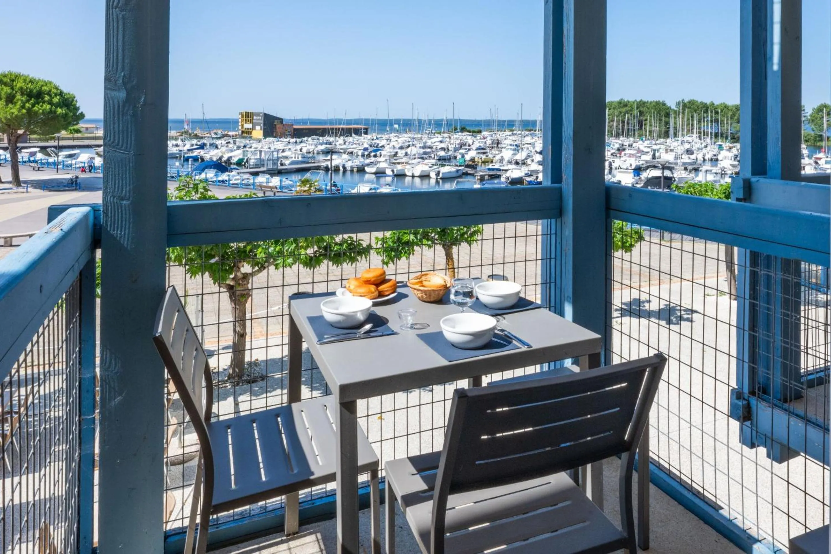 Balcony/Terrace in Résidence Odalys Du Port
