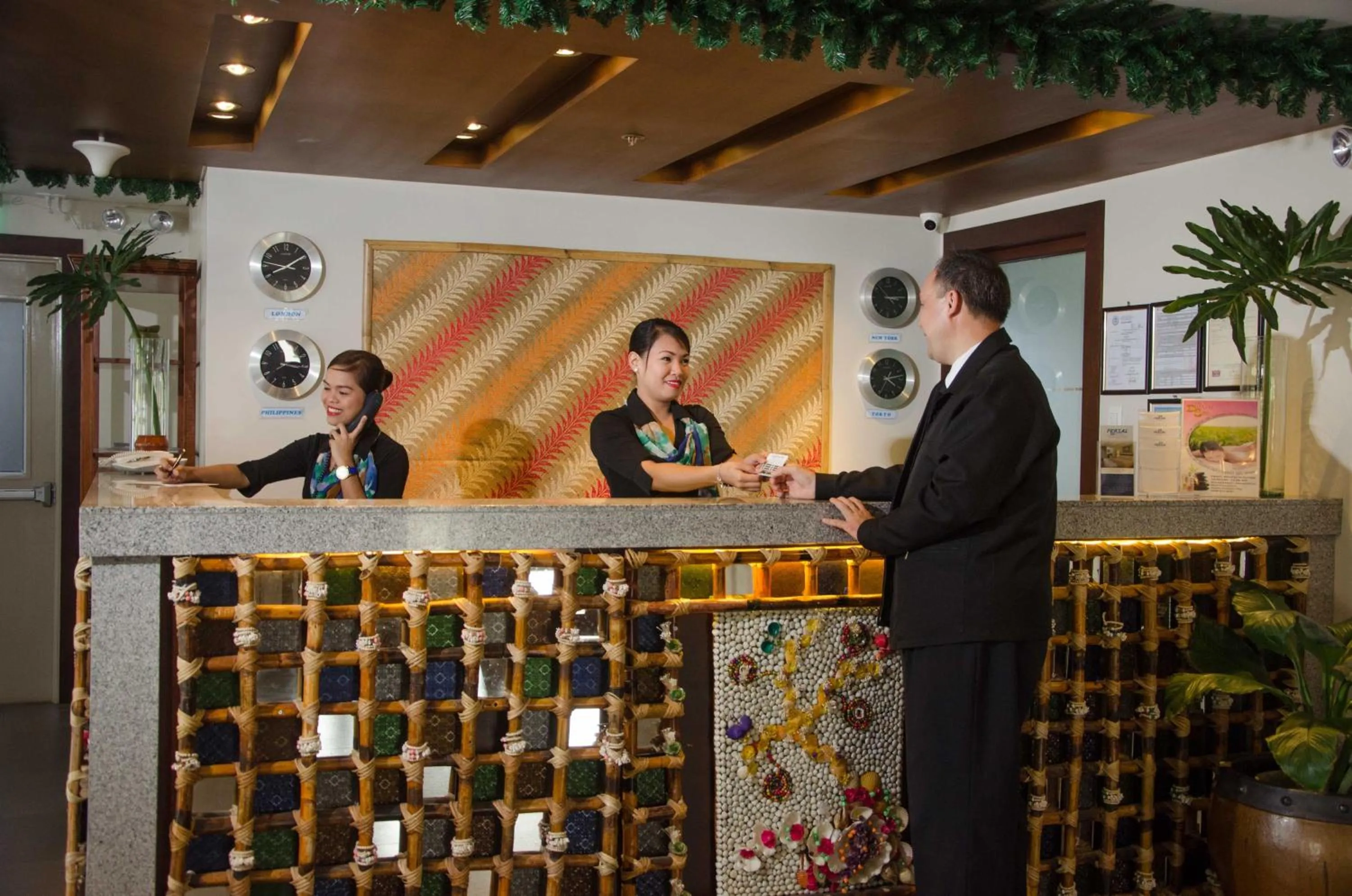 Staff in Fersal Hotel - Puerto Princesa