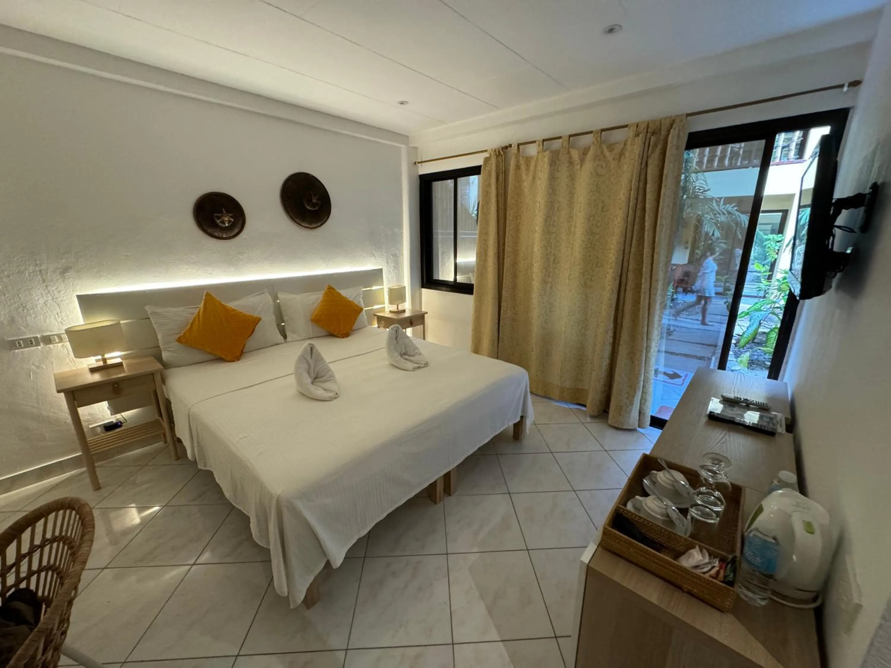 Bed in Alona Vida Beach Resort