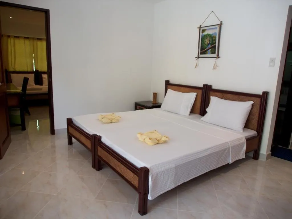 Bed in Alona Vida Beach Resort