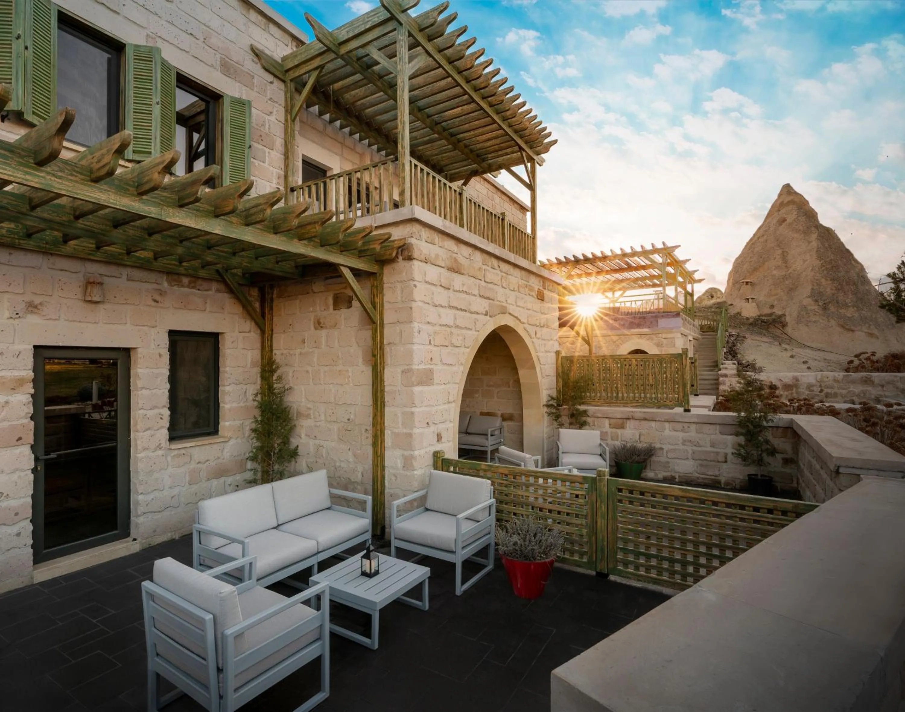 Patio in AJWA Cappadocia - Preferred Hotels Legend Collection