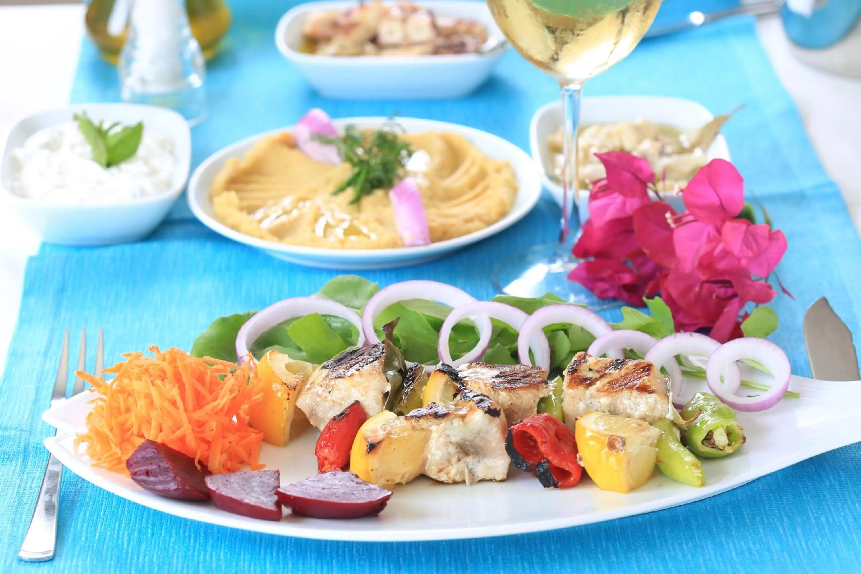 Food close-up in Tymnos Hotel