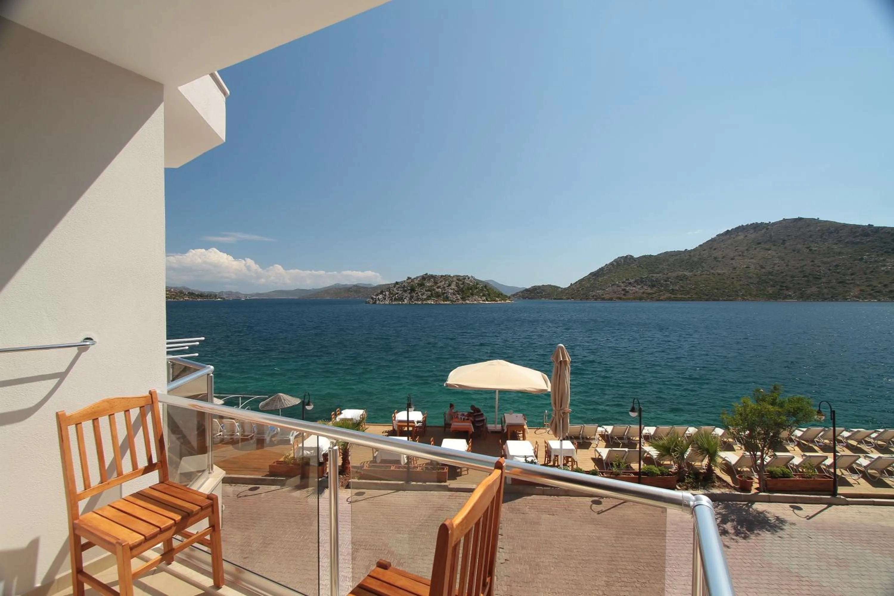 Balcony/Terrace in Tymnos Hotel