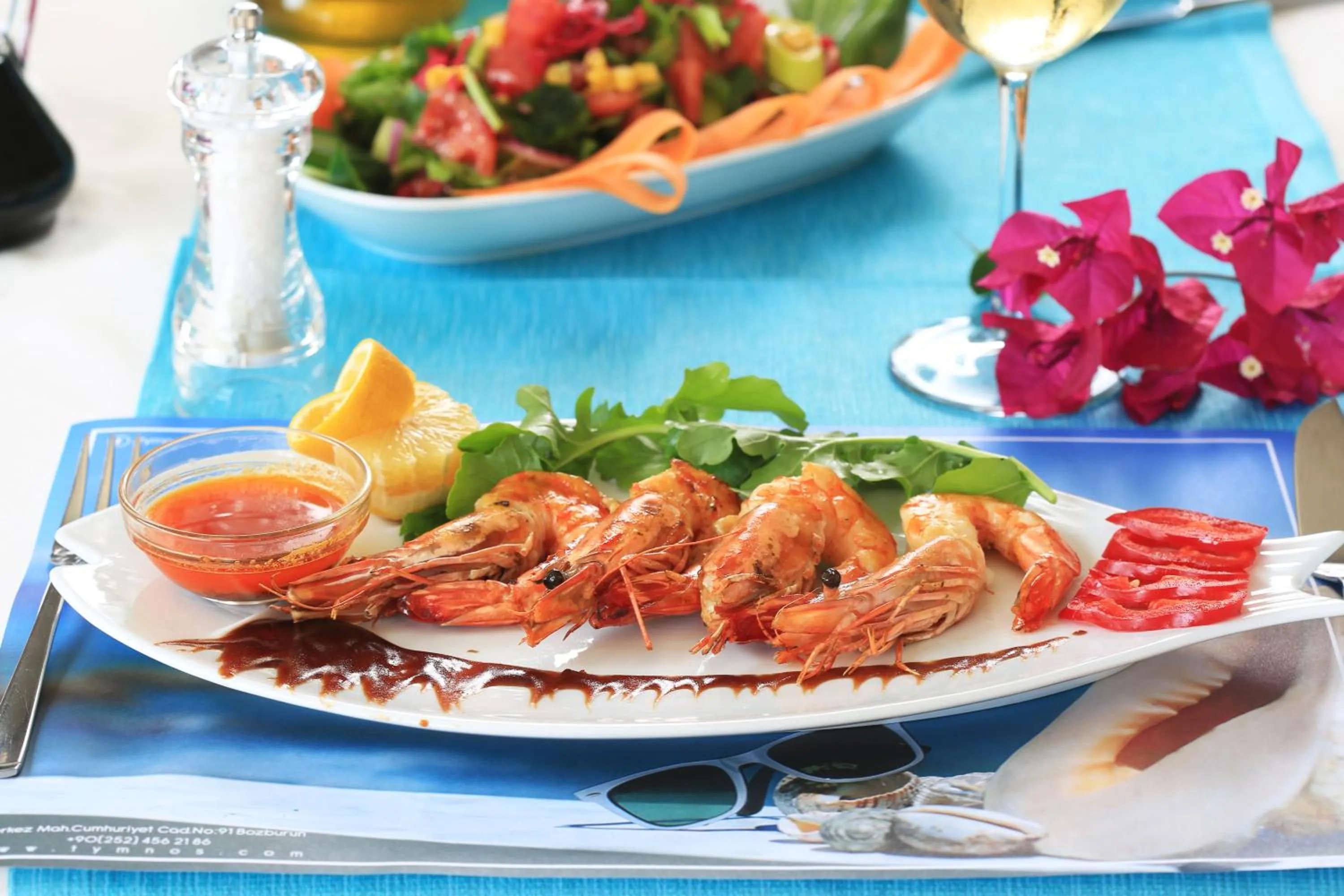 Food close-up in Tymnos Hotel