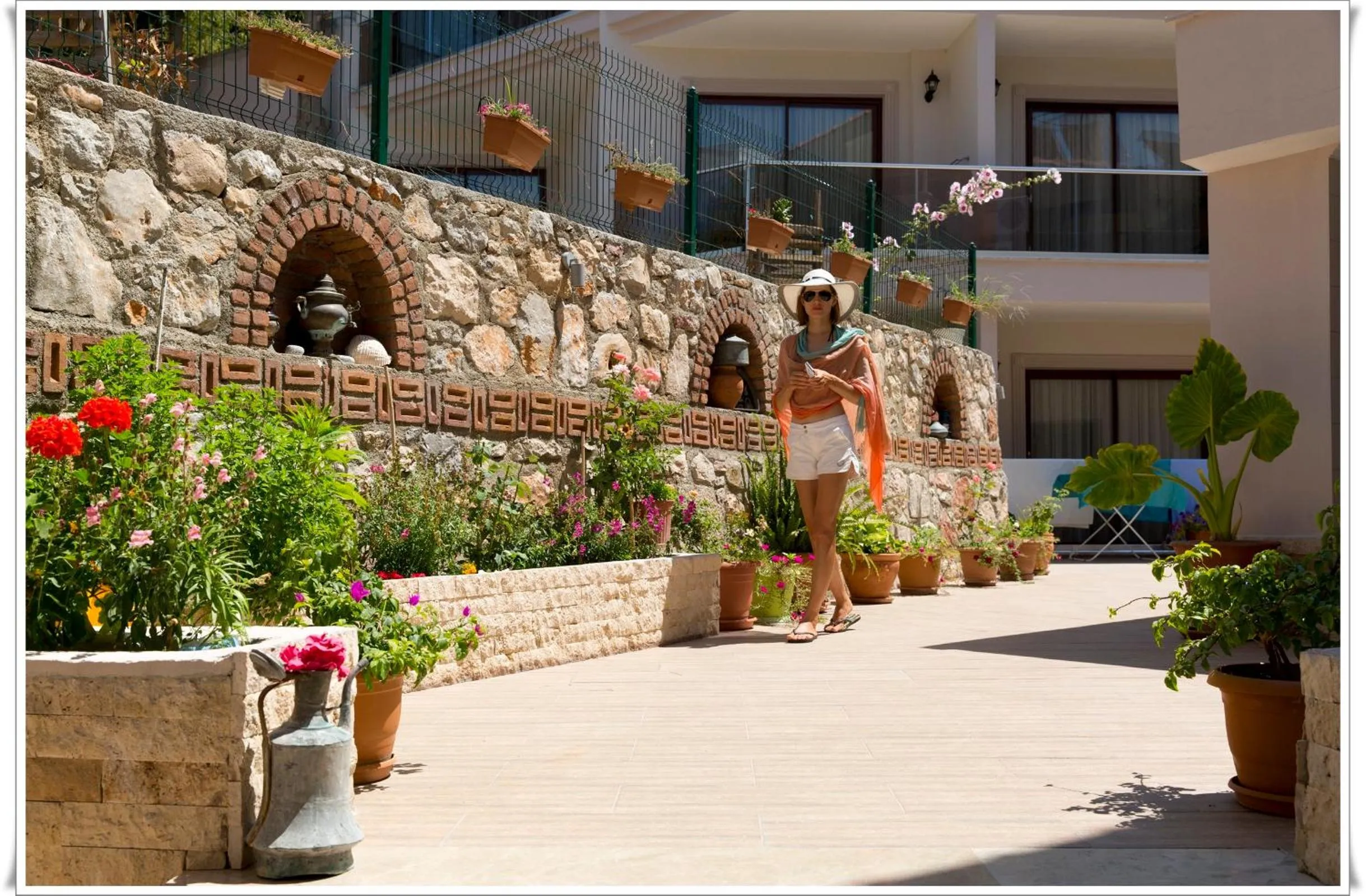 Garden in Tymnos Hotel