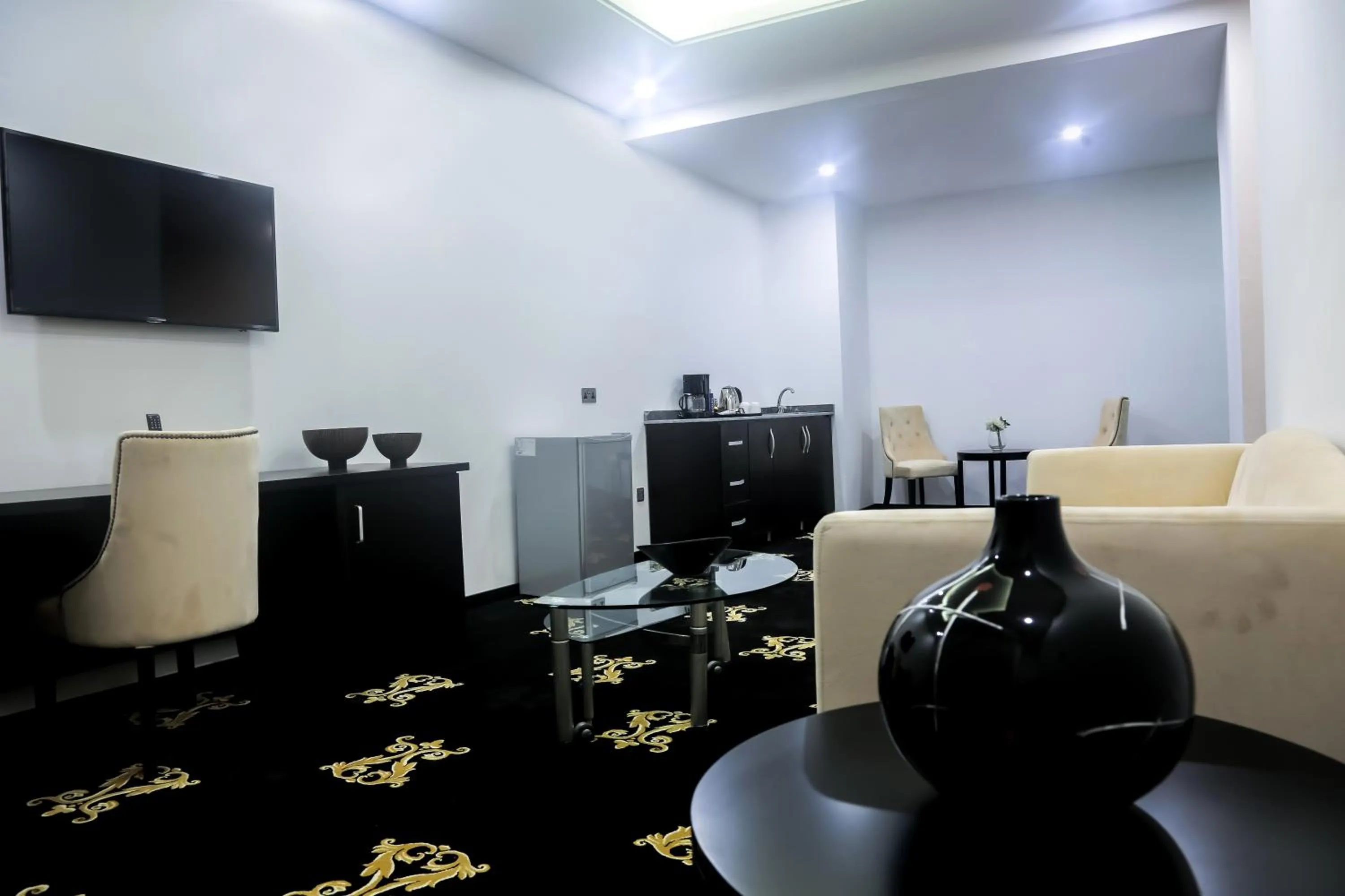 Living room in BON Hotel Ikeja Residence