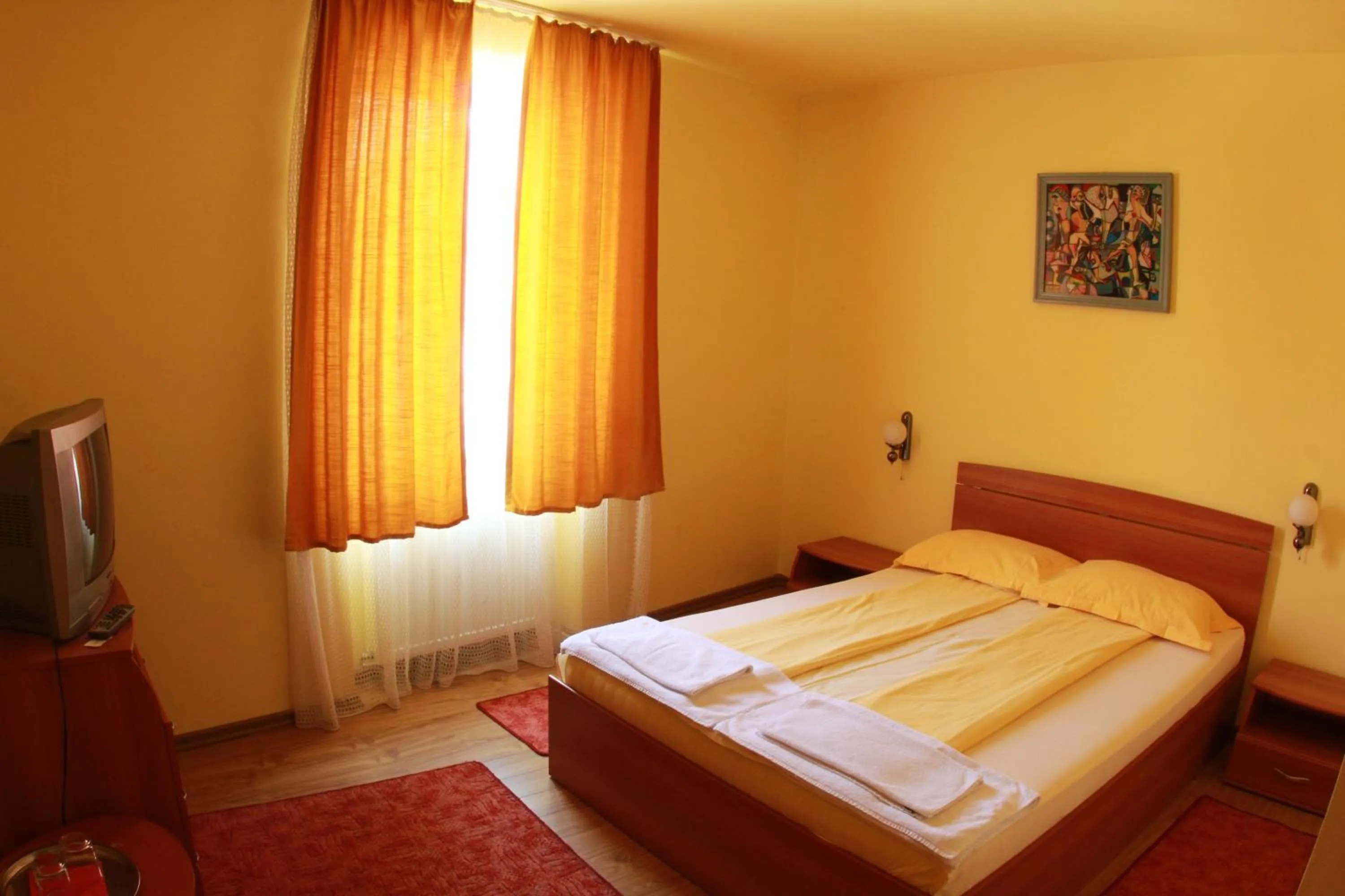 Photo of the whole room, Bed in Pensiunea Blanca