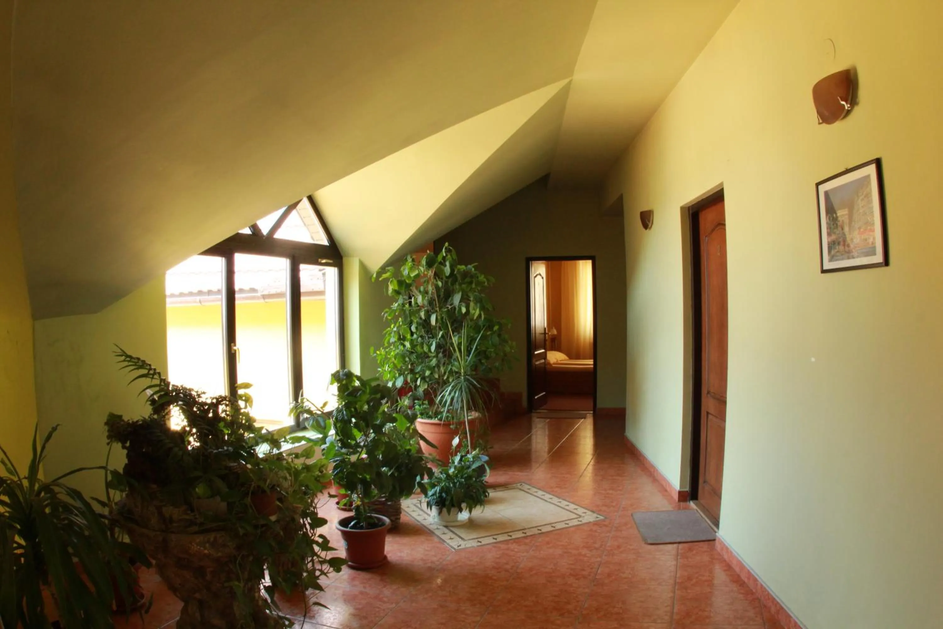 Lobby or reception in Pensiunea Blanca