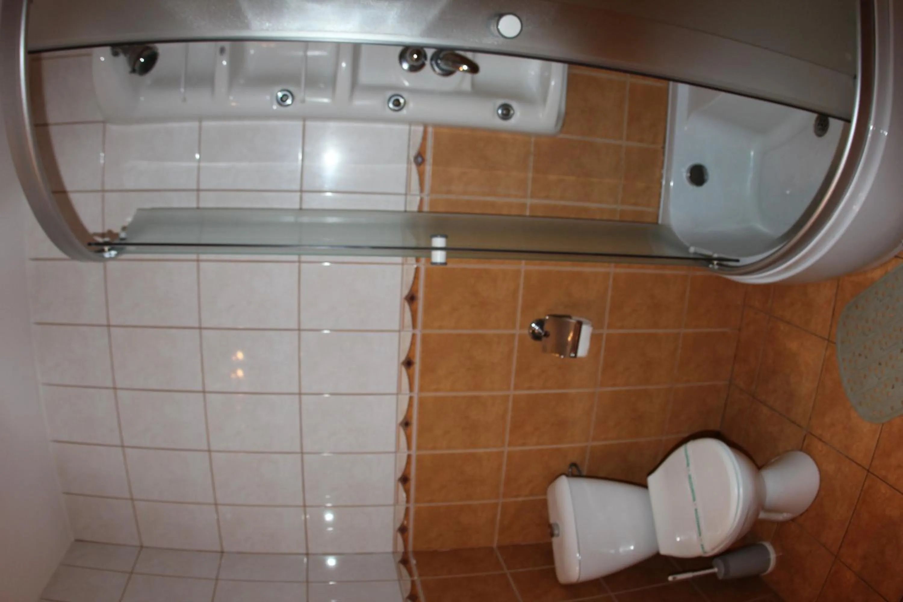 Bathroom in Pensiunea Blanca