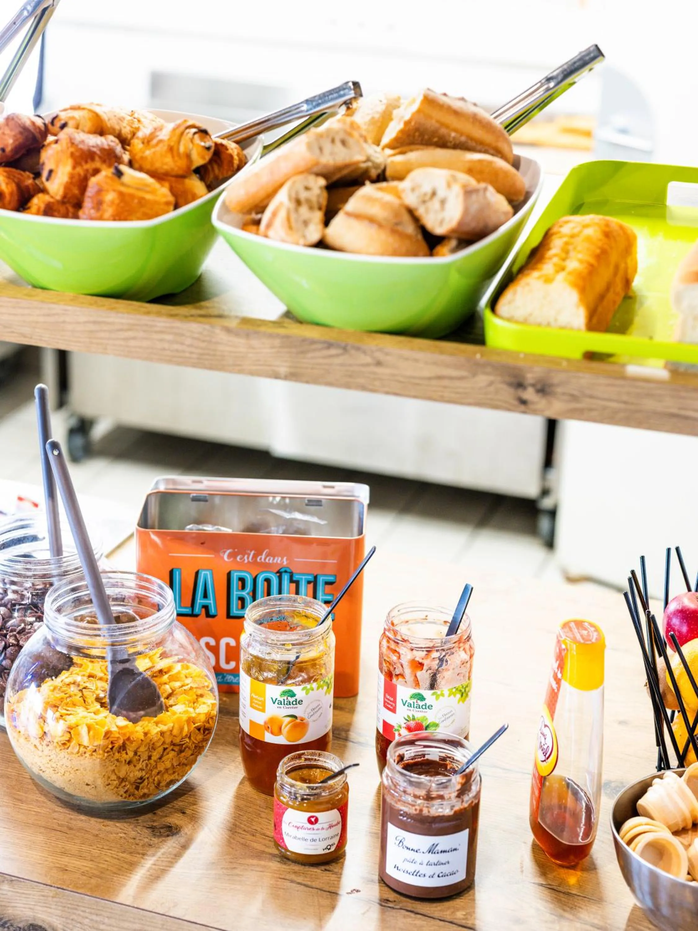 Buffet breakfast in Ibis Budget Sarrebourg Buhl