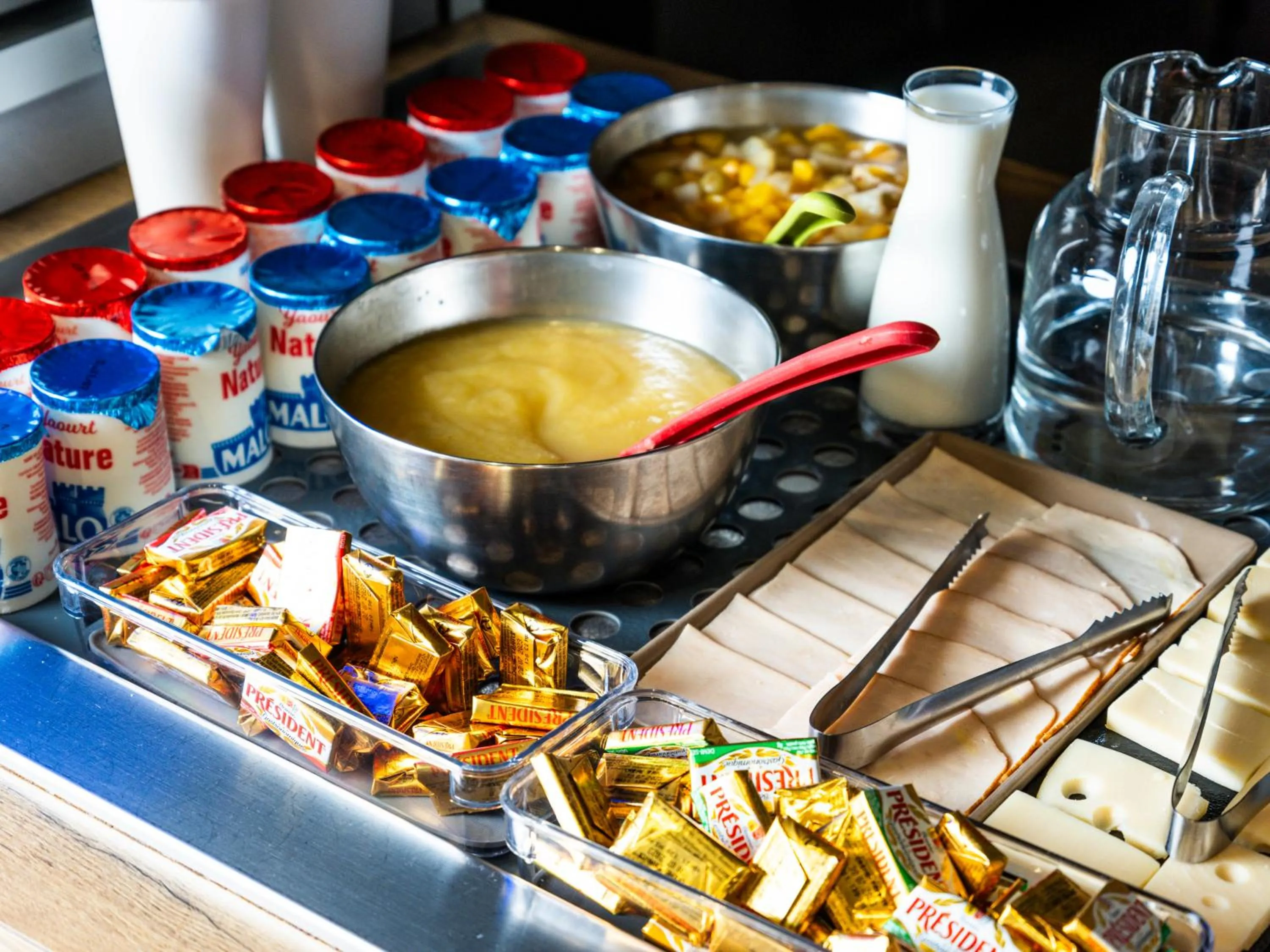 Buffet breakfast in Ibis Budget Sarrebourg Buhl