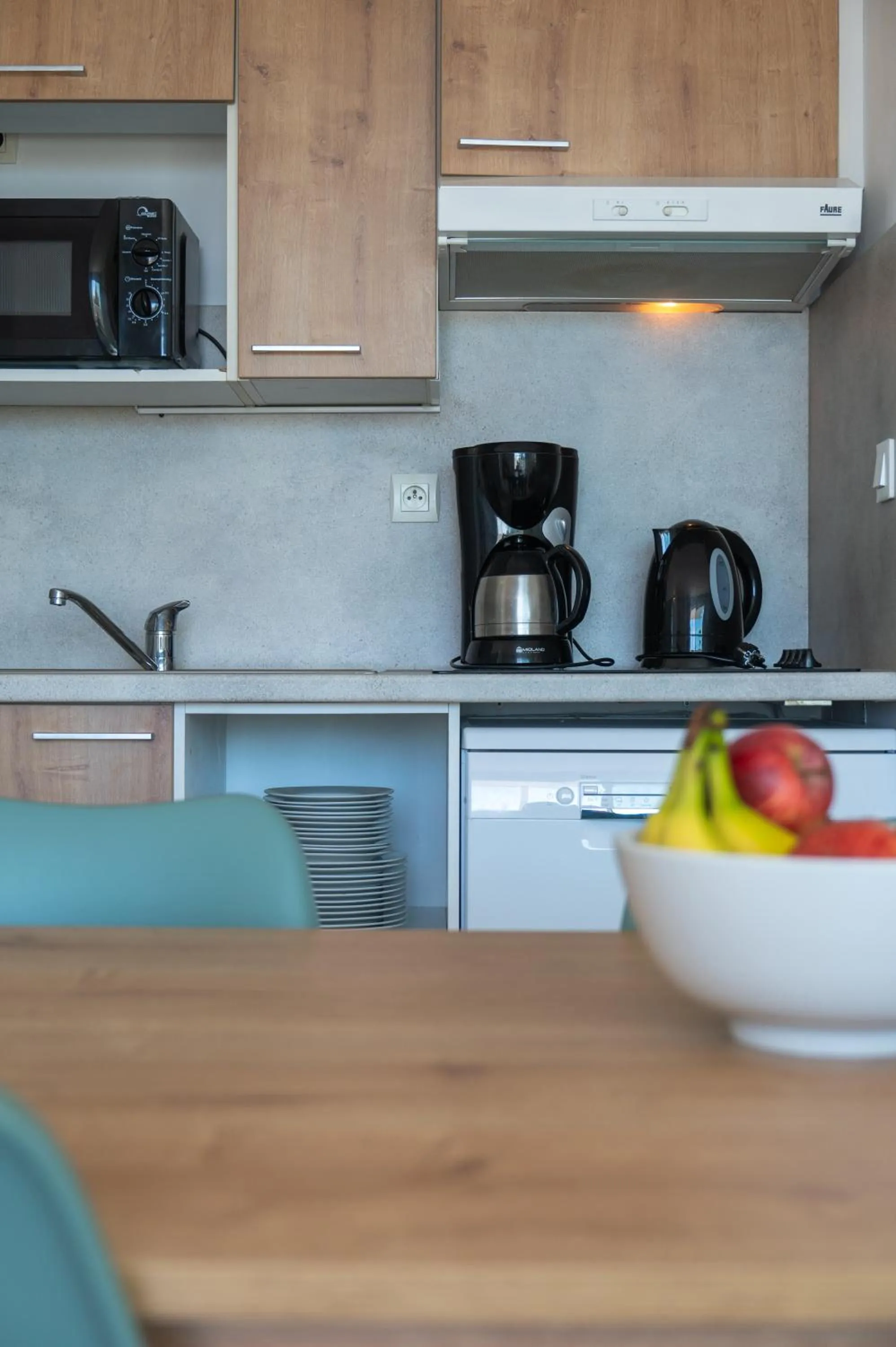 stove in Résidence Odalys Les Terrasses de Fort Boyard