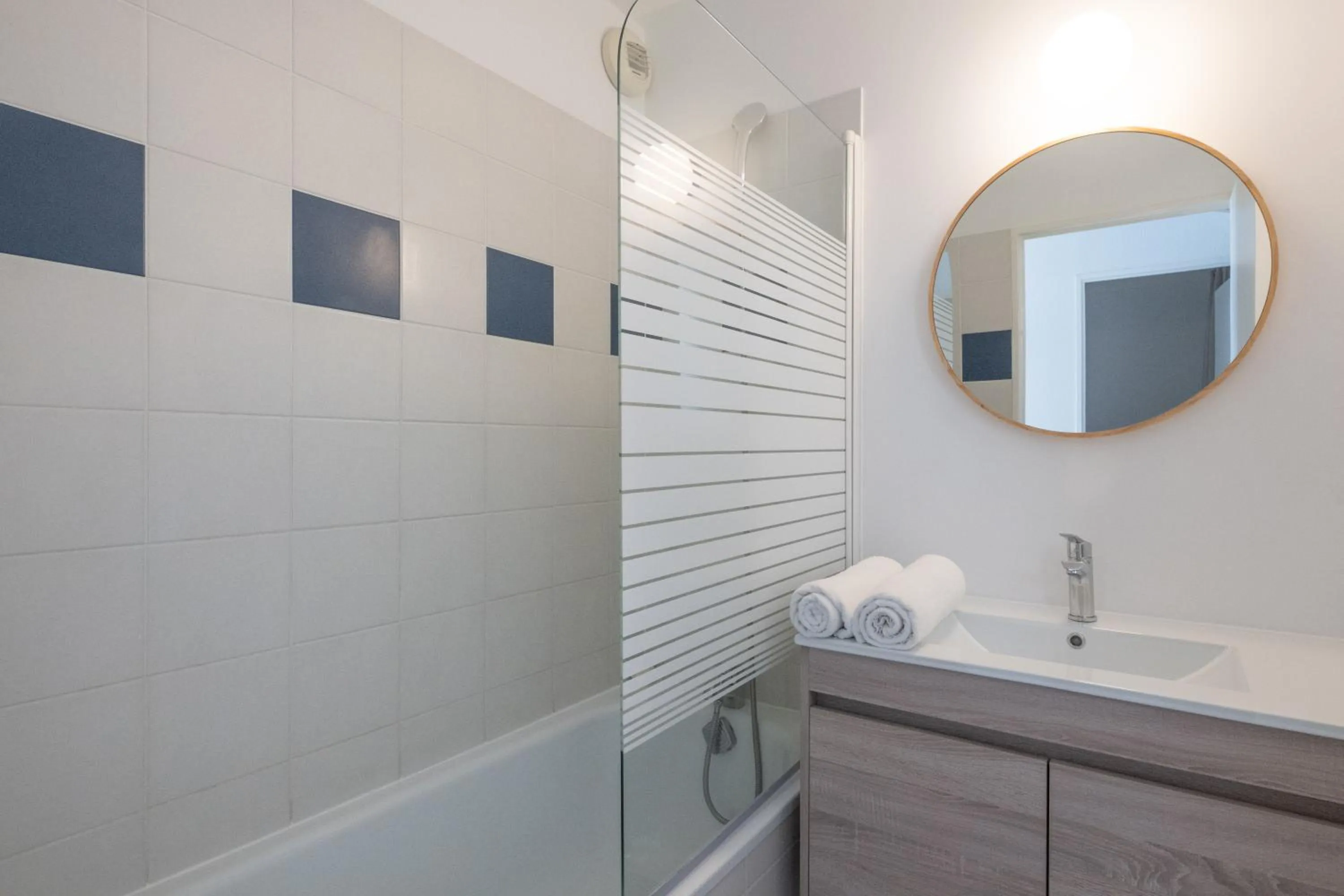 Bathroom in Résidence Odalys Les Terrasses de Fort Boyard